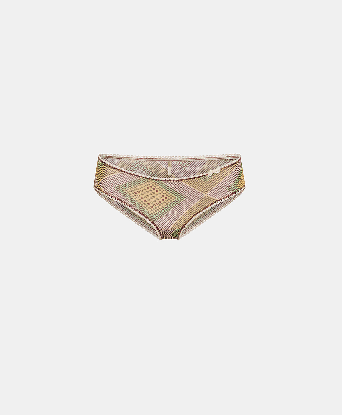 AMACA SLIP IN PRINTED NYLON - PINK/BEIGE - Momonì