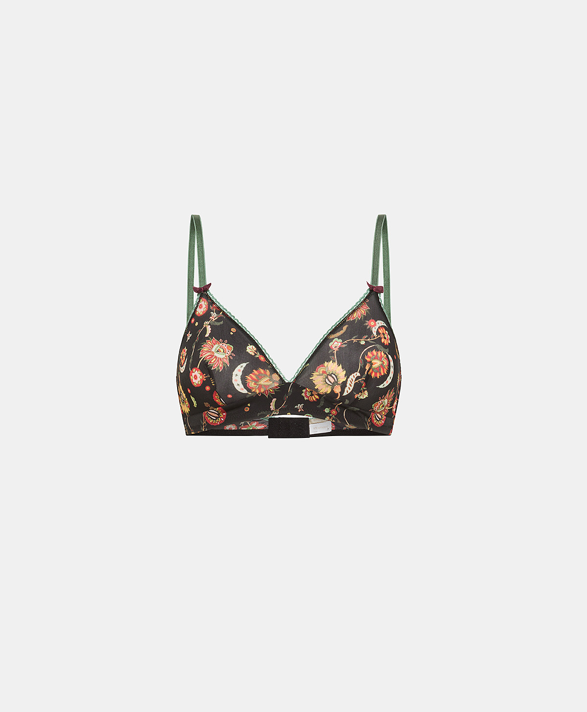 TUTU BRA IN PRINTED NYLON - MULTICOLOR BLACK - Underwear - Momonì