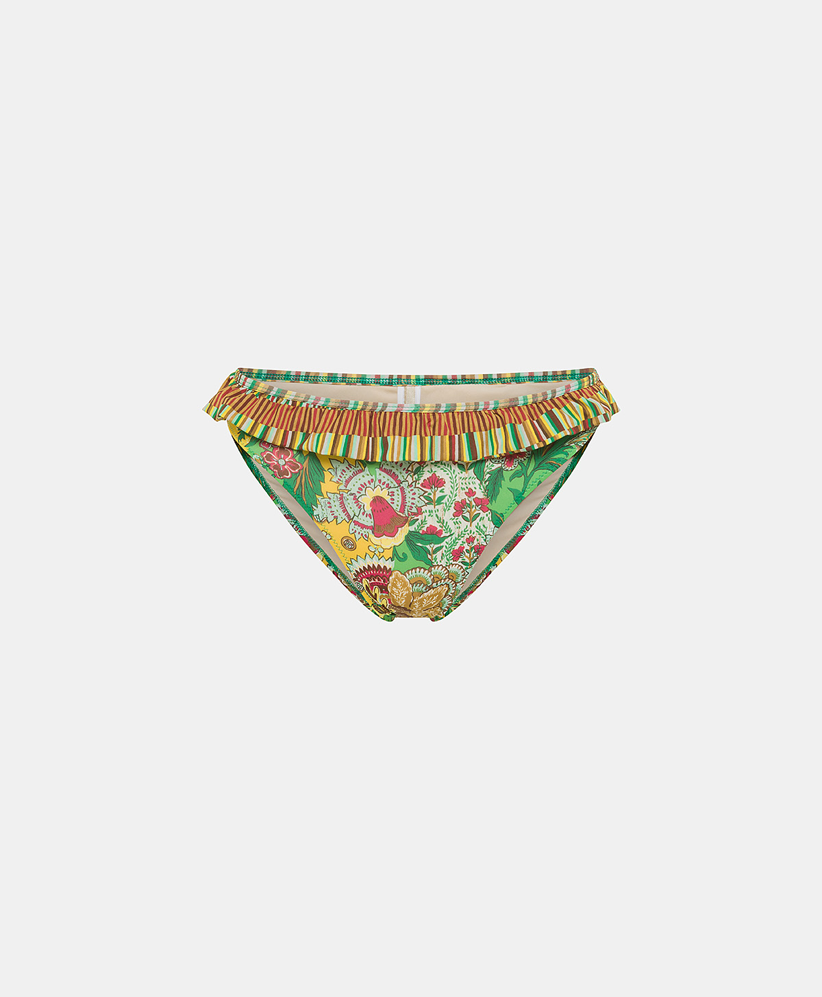 PALM BAY PRINTED BIKINI BOTTOM   - MULTICOLOUR YELLOW - Momonì