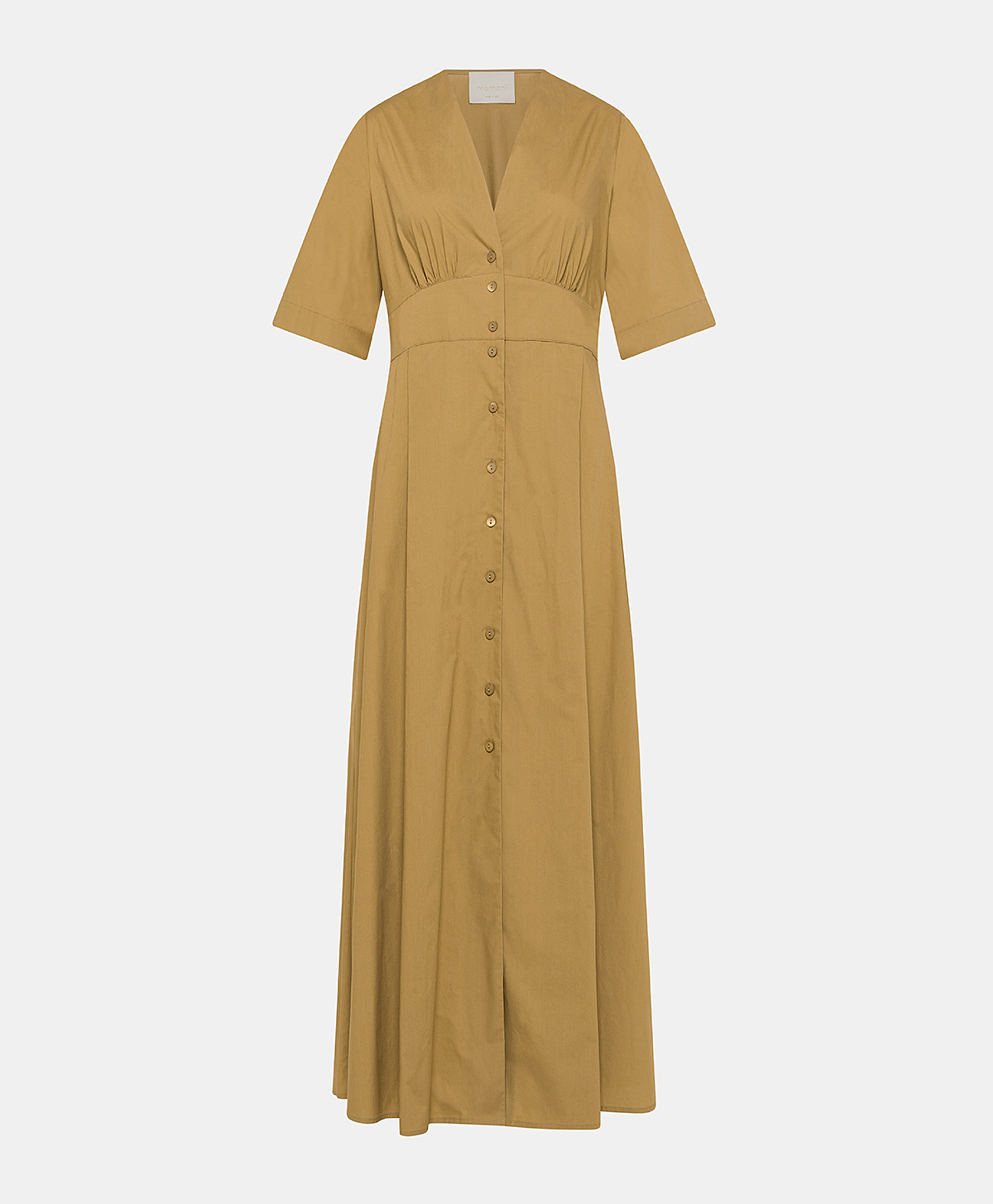 ROBE MARTINELLA EN POPELINE - SABLE - Momonì
