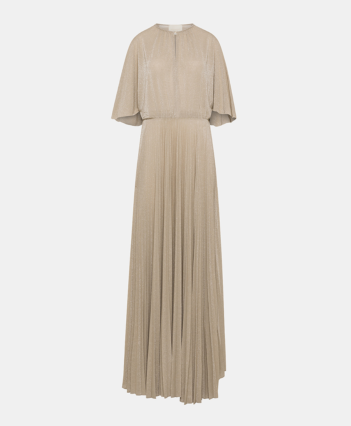 PARADISU DRESS IN LUREX JERSEY - SAND - Momonì