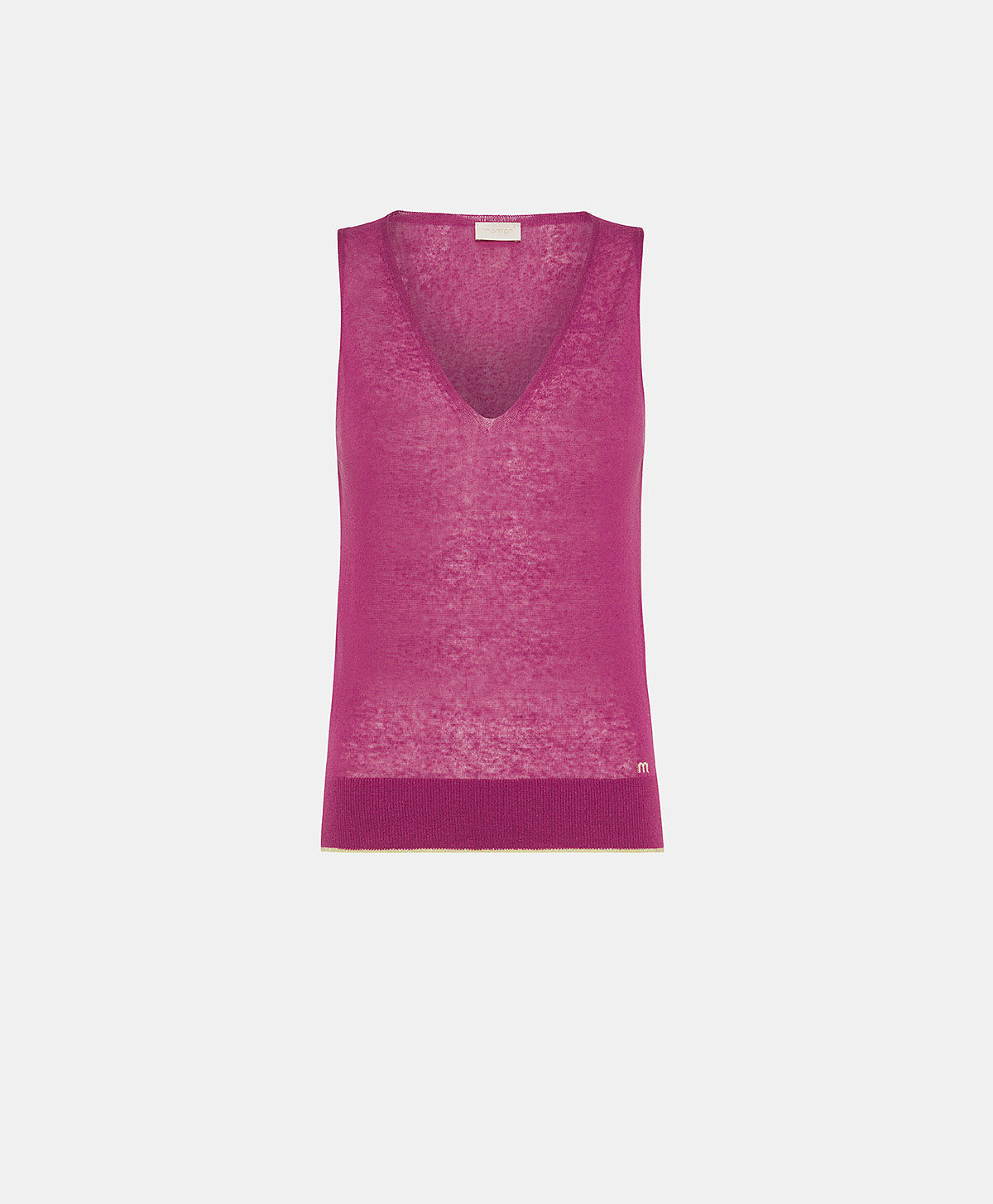 TRICOT GRAZIOSA EN LIN - CYCLAMEN - Clothing - Momonì
