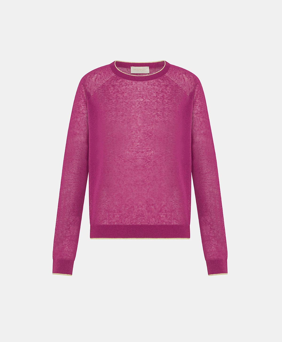 TRICOT RIO EN LIN - CYCLAMEN - Clothing - Momonì