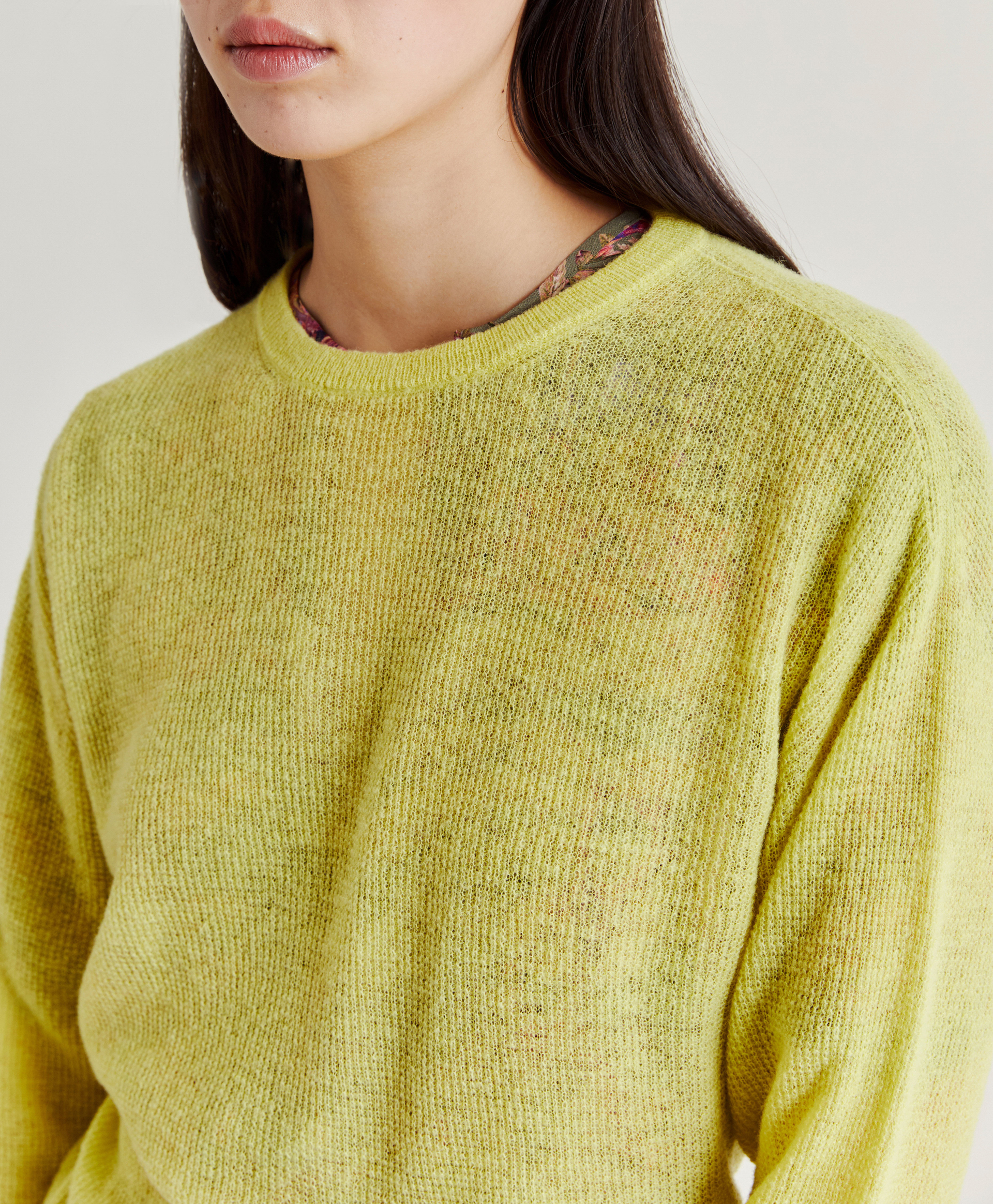 MARMOTTA KNITWEAR  RIBBED - LIME GREEN - Momonì