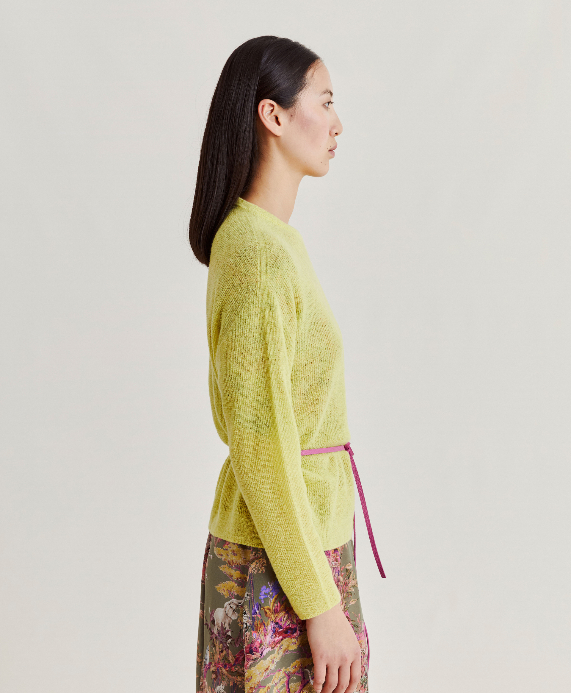 MARMOTTA KNITWEAR  RIBBED - LIME GREEN - Momonì