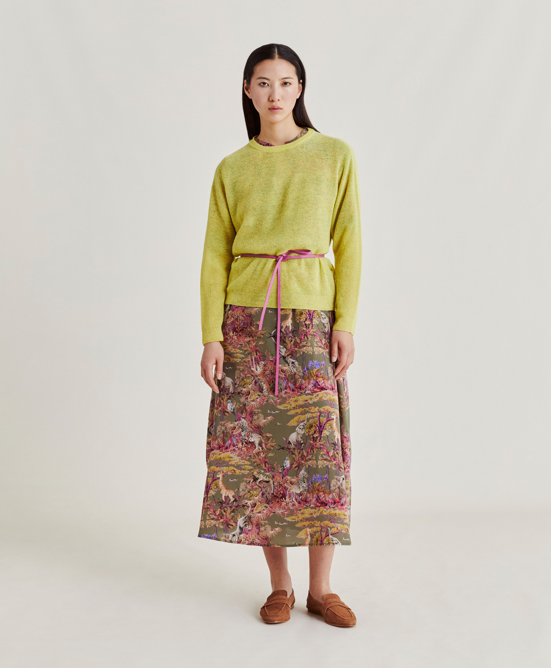 MARMOTTA KNITWEAR  RIBBED - LIME GREEN - Momonì