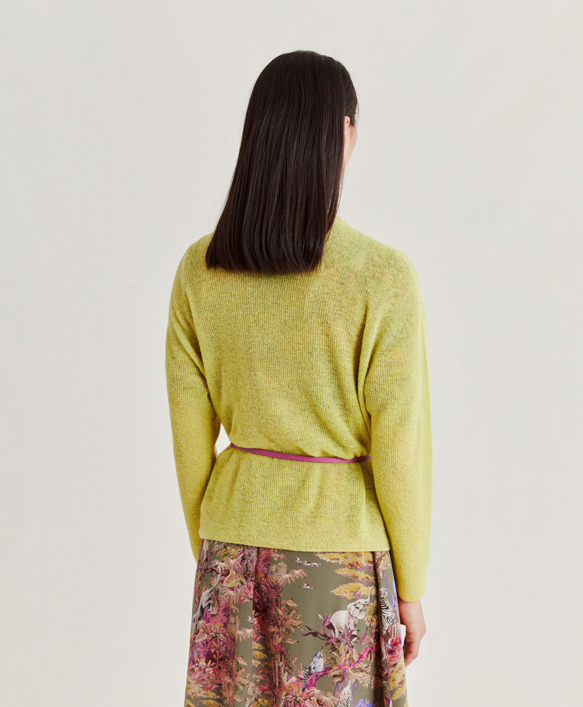MARMOTTA KNITWEAR  RIBBED - LIME GREEN - Momonì