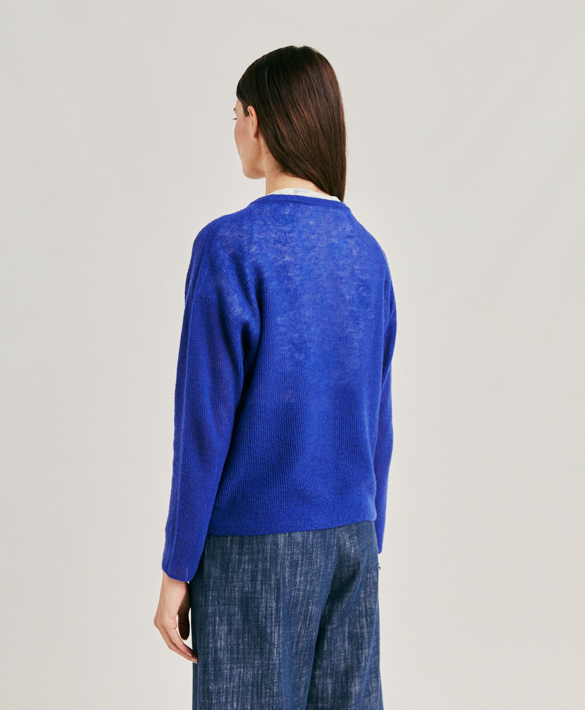 MARMOTTA KNITWEAR  RIBBED - BLUE - Momonì