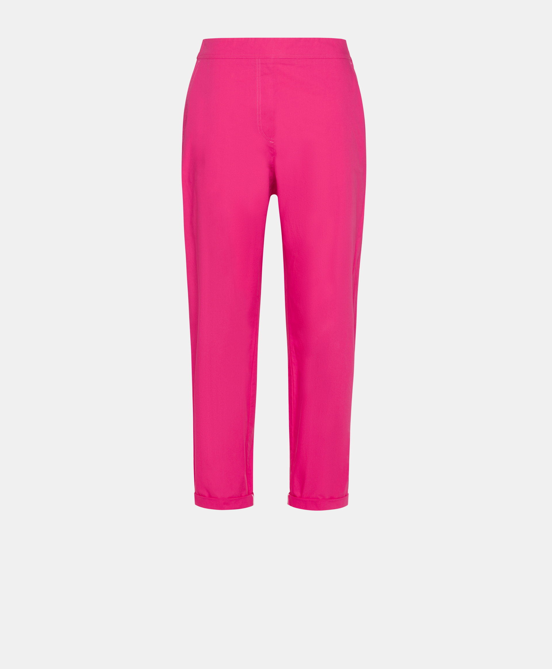 IDAHO PANT IN POPLIN - FUCHSIA - Momonì