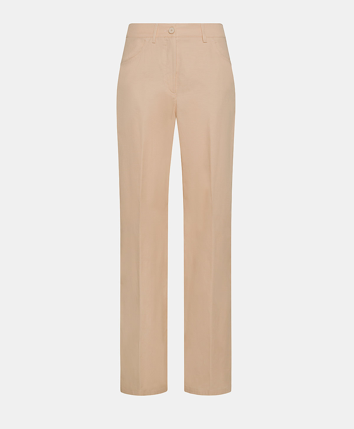 OLIVINA PANT IN STRETCH GABARDINE - BLOSSOM - Momonì