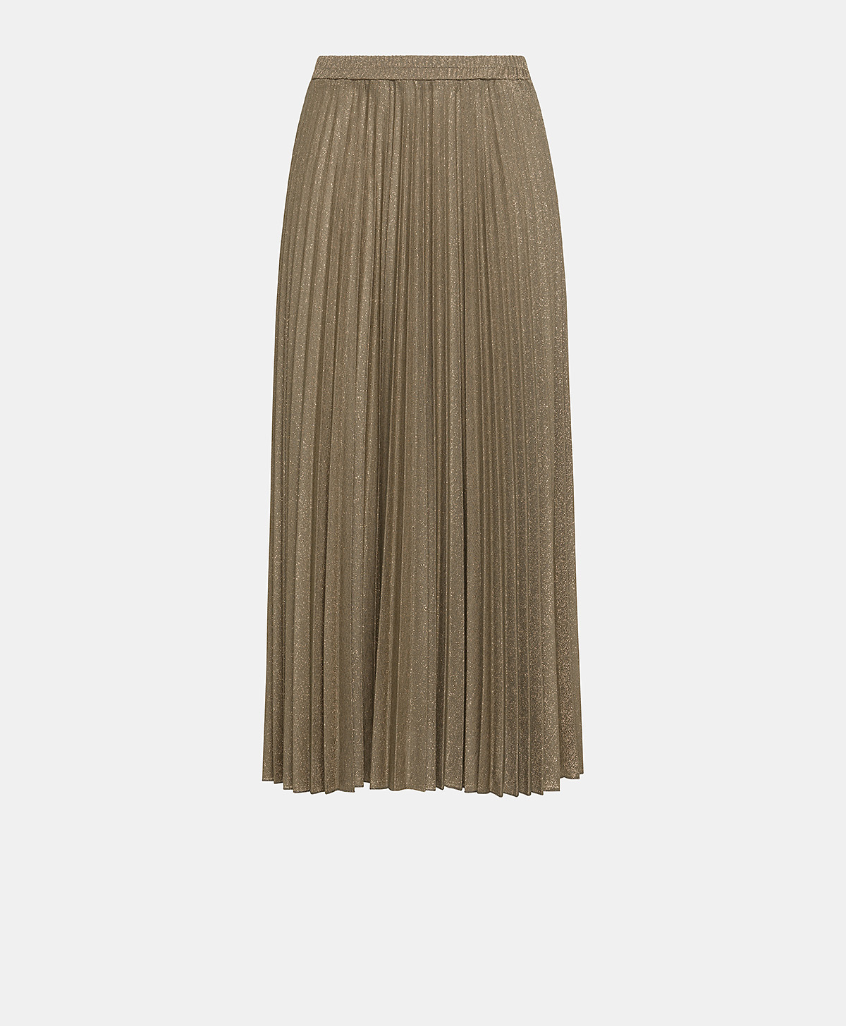 EMI SKIRT IN LUREX JERSEY - MUD - Momonì