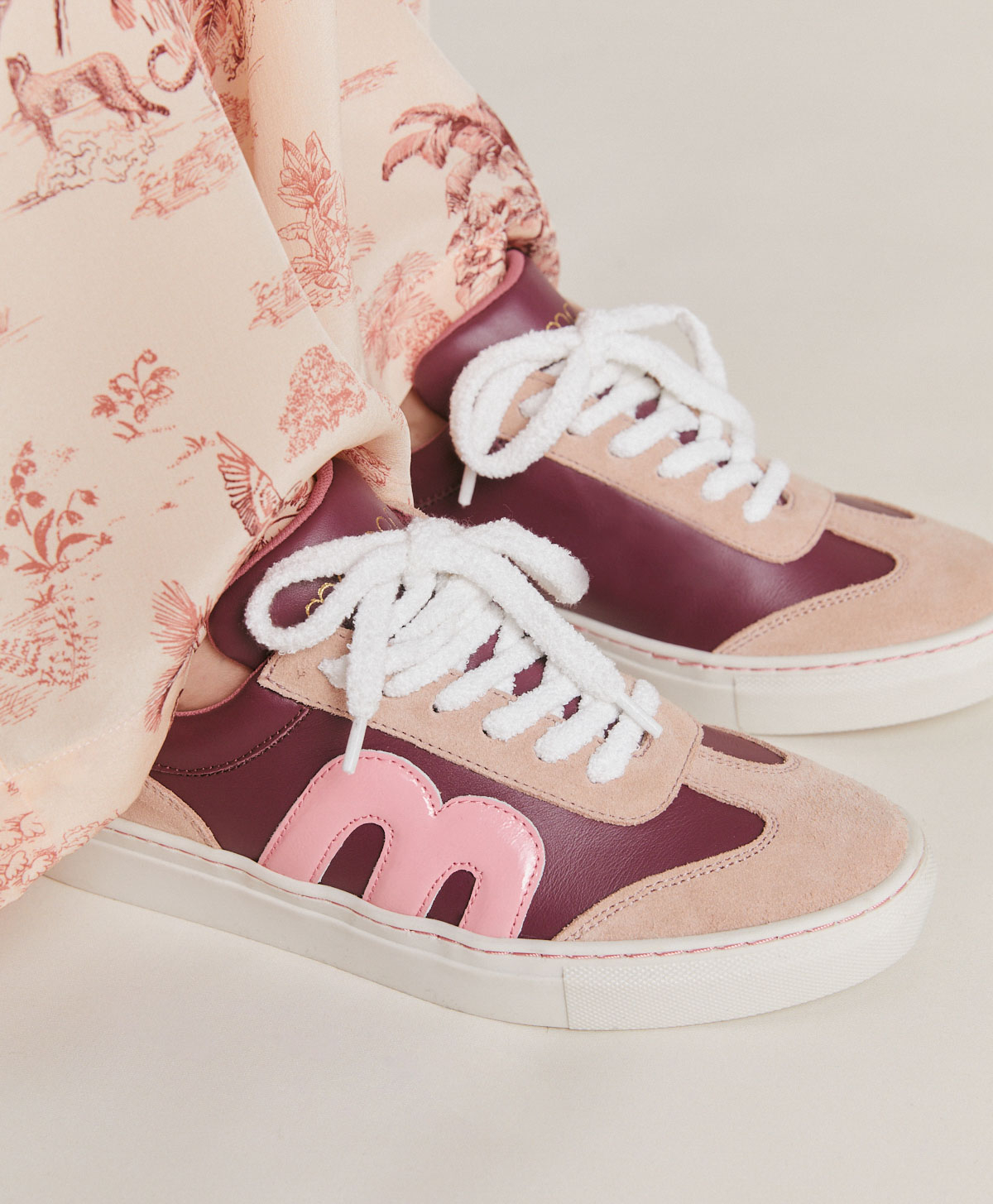 VENEZIA SNEAKERS   - MULTICOLOR BORDEAUX - Shoes and accessories - Momonì