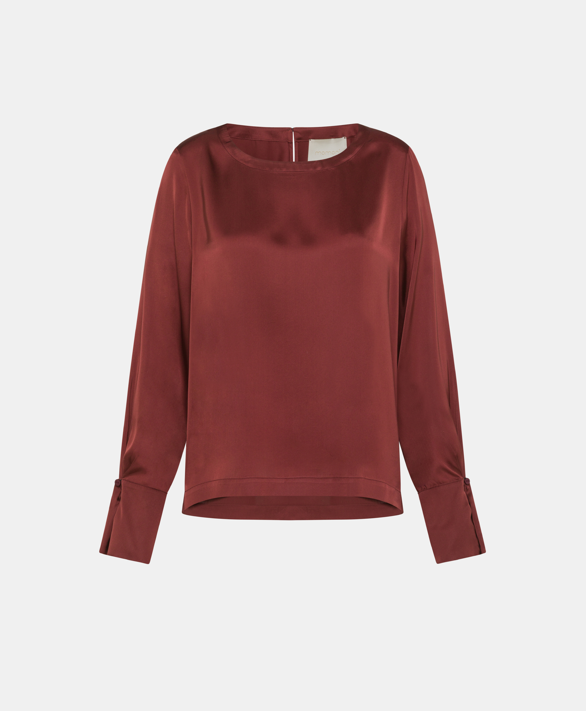 BLOUSE KENTA EN SOIE LAVÉE - MOÛT DE RAISIN - Clothing - Momonì