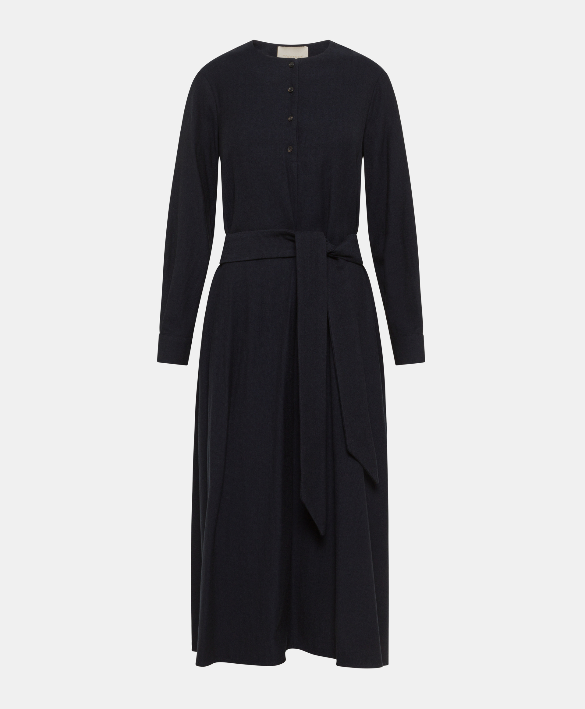 ROBE IZUMI EN CHEVRON COTON LAINE - BLEU - Clothing - Momonì