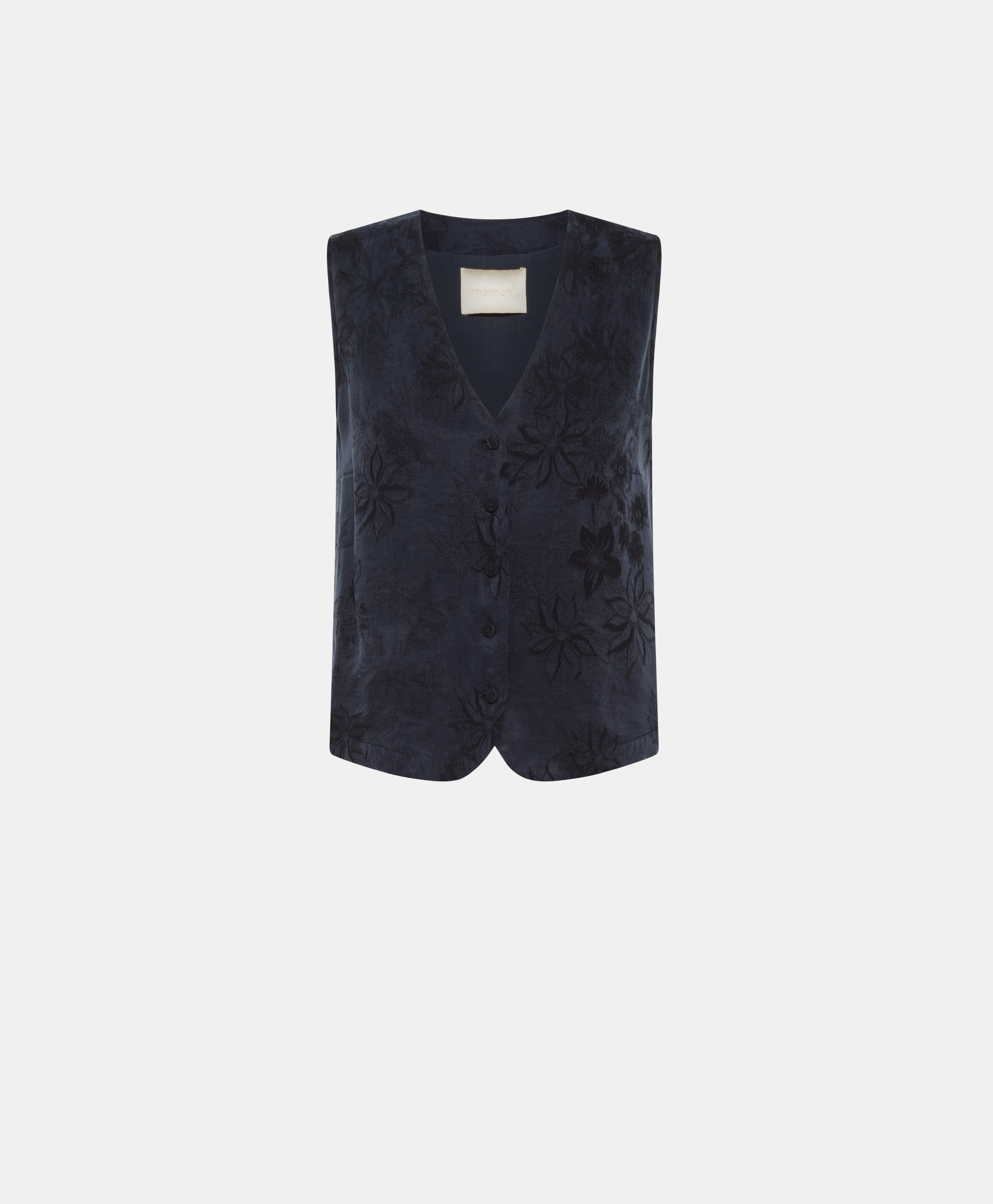SABI IN JACQUARD LYOCELL VISCOSE - INDIGO - Clothing - Momonì