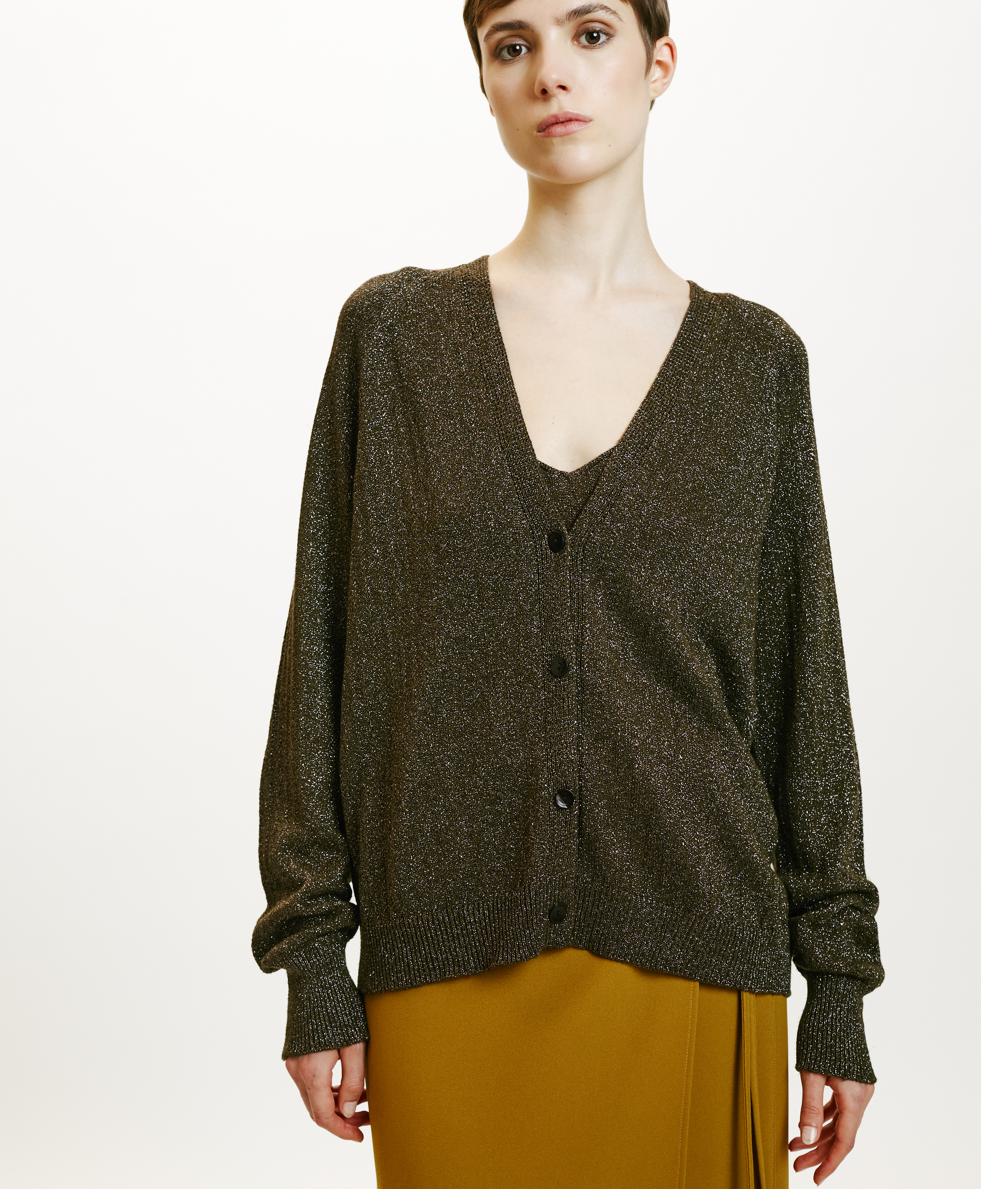 MAGLIA SHIRO IN LUREX-ALGA - Momonì