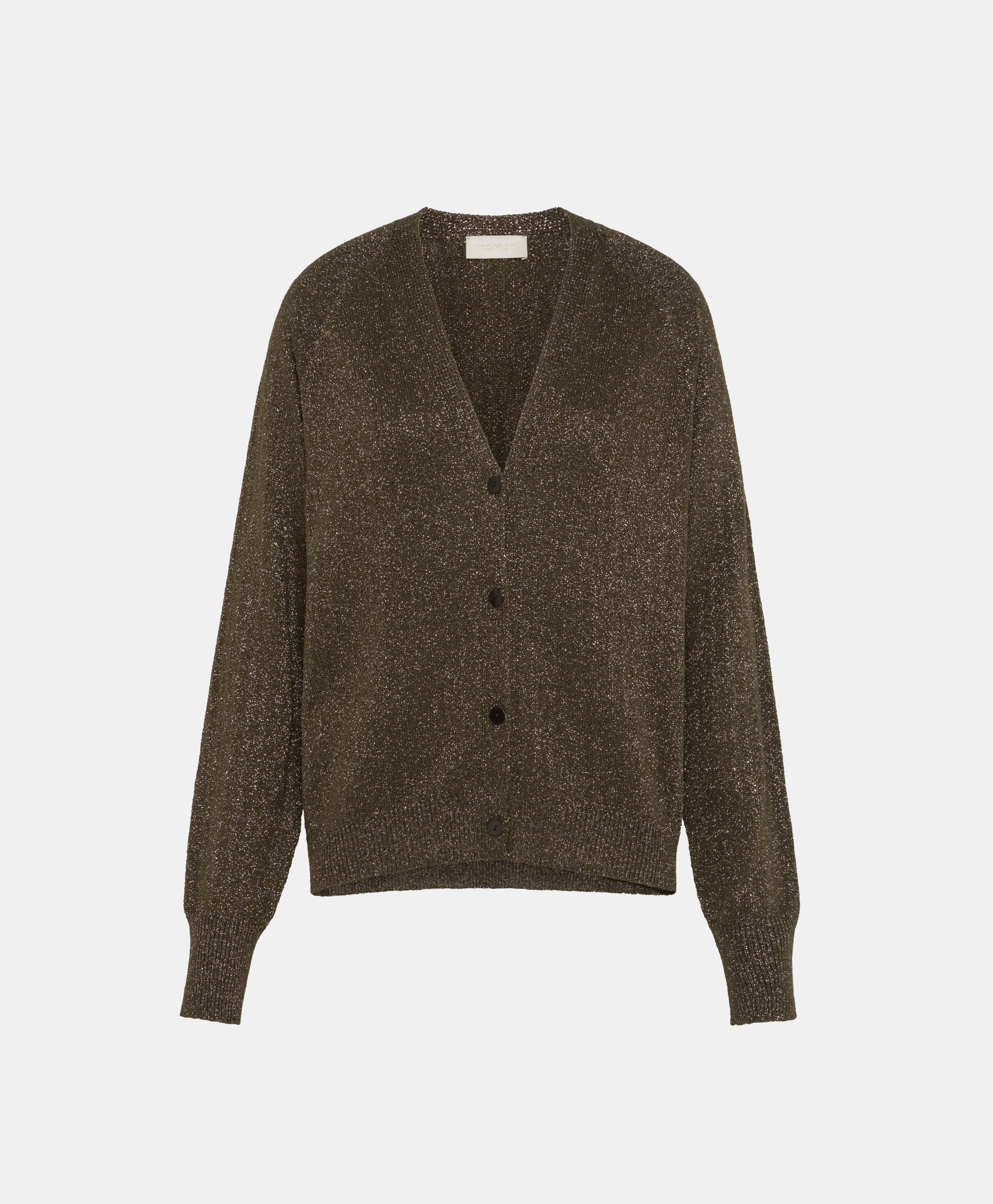 SHIRO LUREX SWEATER - SEAWEED - Clothing - Momonì