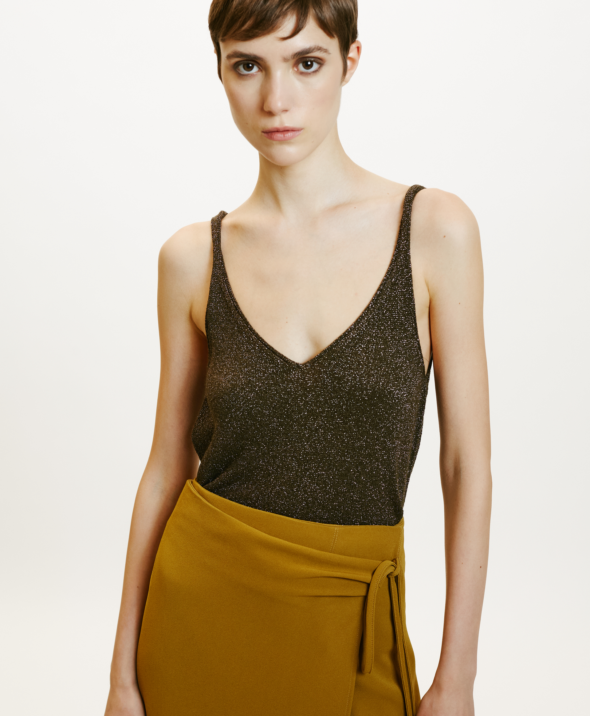 NIJI LUREX SWEATER - SEAWEED - Momonì