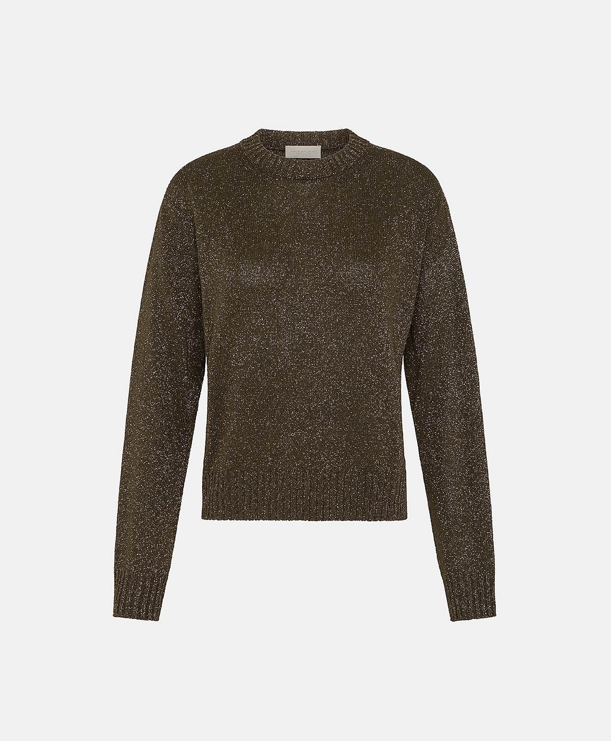 KARASU LUREX SWEATER - SEAWEED - Clothing - Momonì
