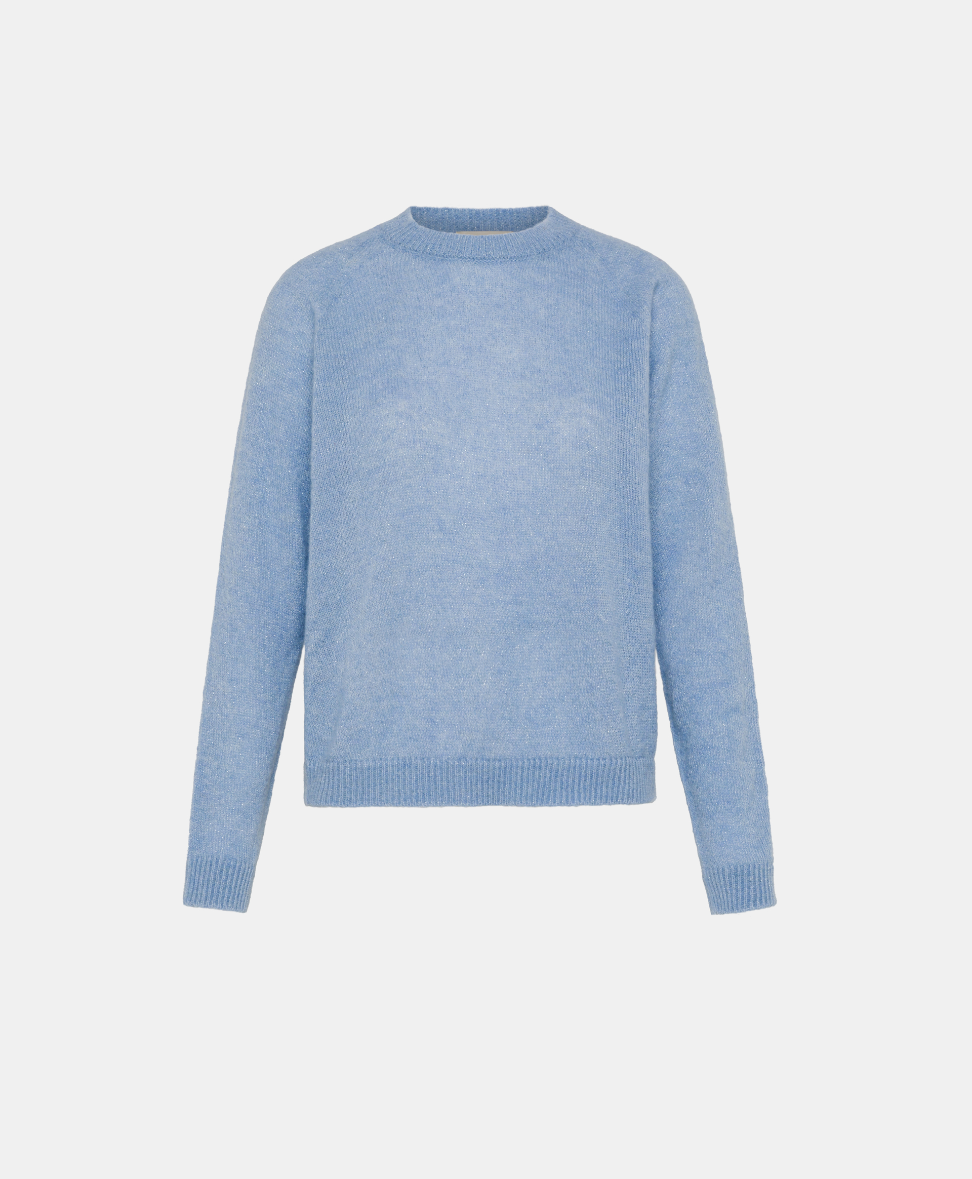 KYO SWEATER IN MOHAIR/LUREX BLEND - LIGHT BLUE - Clothing - Momonì