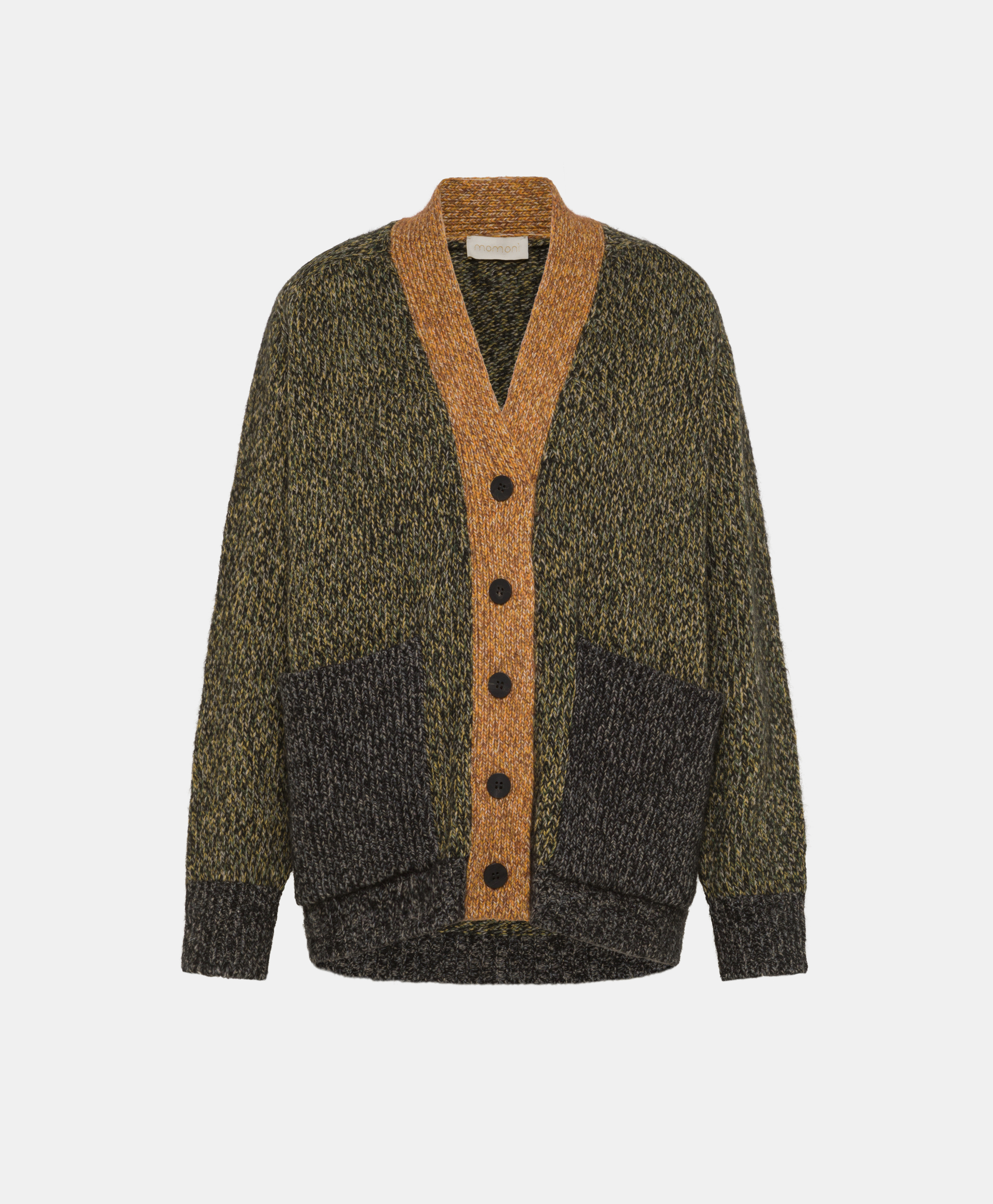 TRICOT NATSU MOULINÉ COLOR BLOCK - MULTICOLORE VERT - Clothing - Momonì