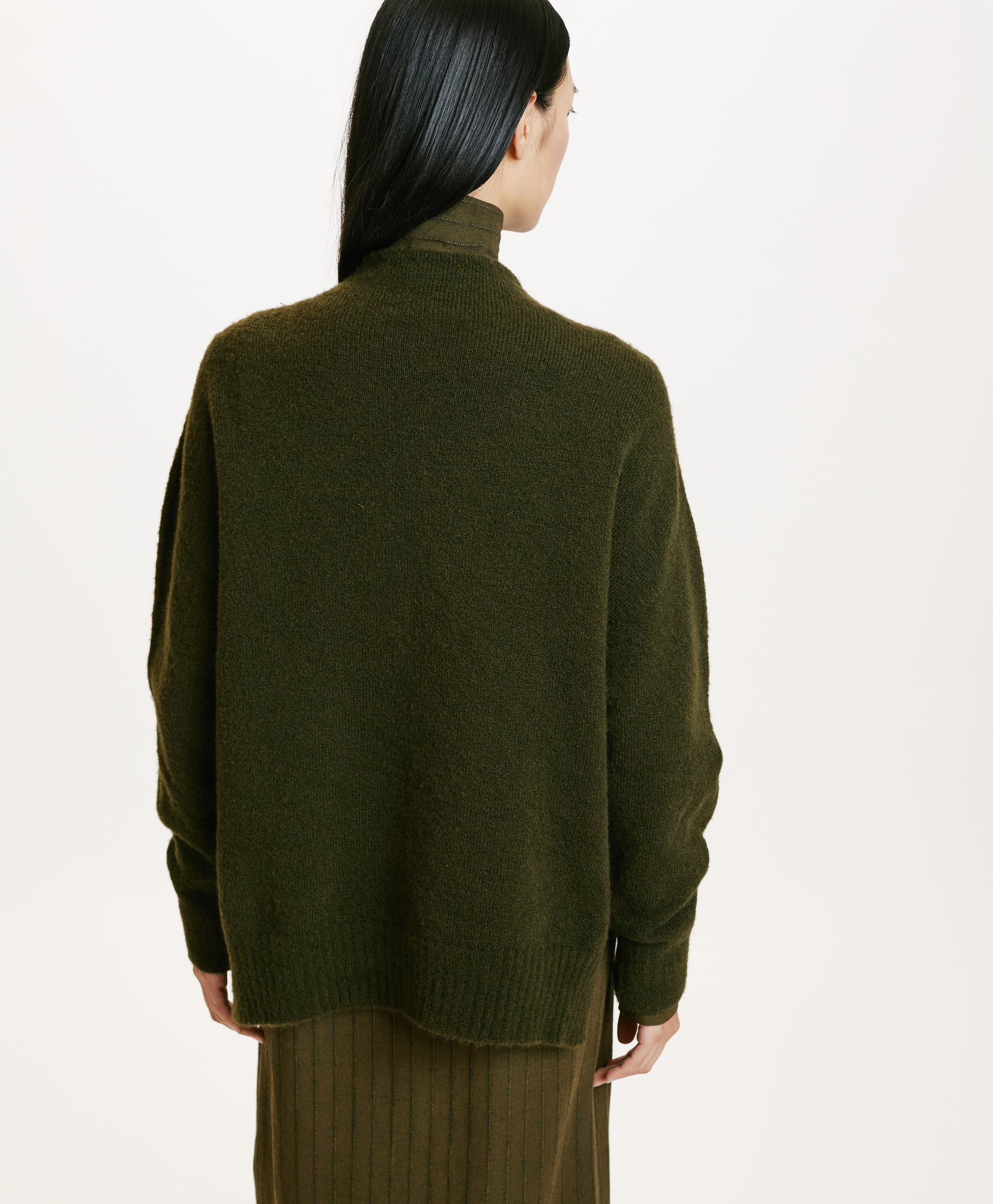 MAGLIA KOBE IN EFFETTO FELPA UNITO-VERDE - Momonì