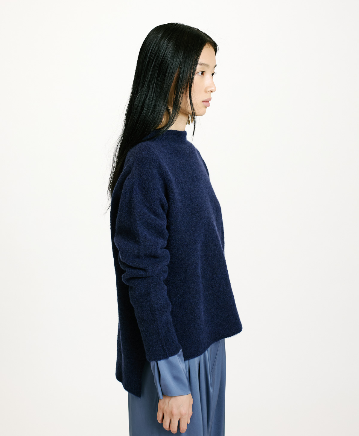 TRICOT KOBE EFFET JERSEY UNI - ENCRE - Momonì