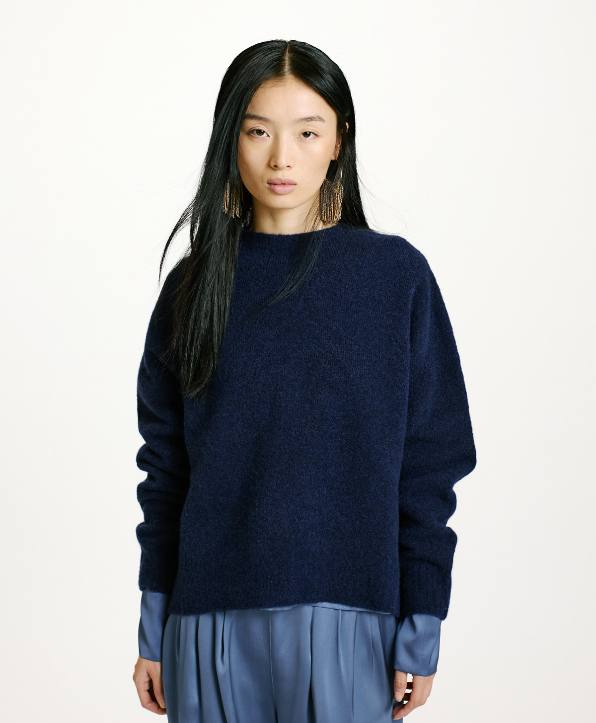 TRICOT KOBE EFFET JERSEY UNI - ENCRE - Momonì