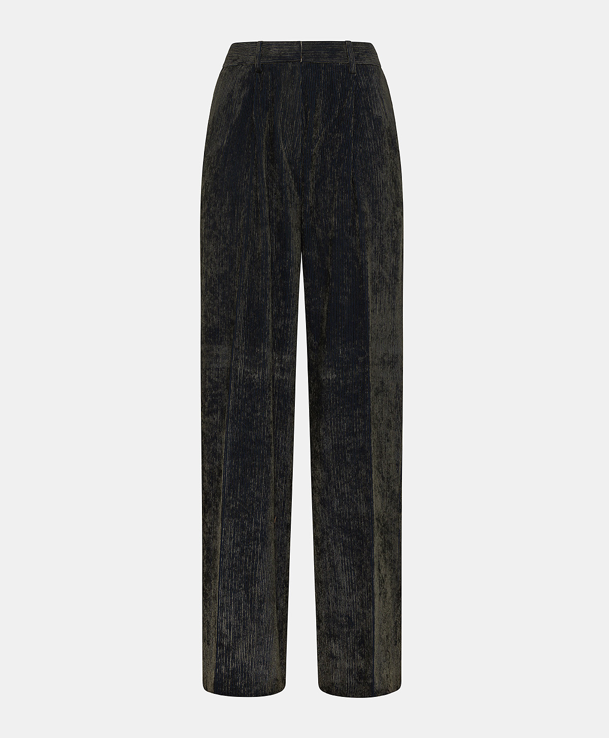 KYOTO PANTS IN STRETCH TWO-TONE CORDUROY - CHARCOAL GRAY - Momonì