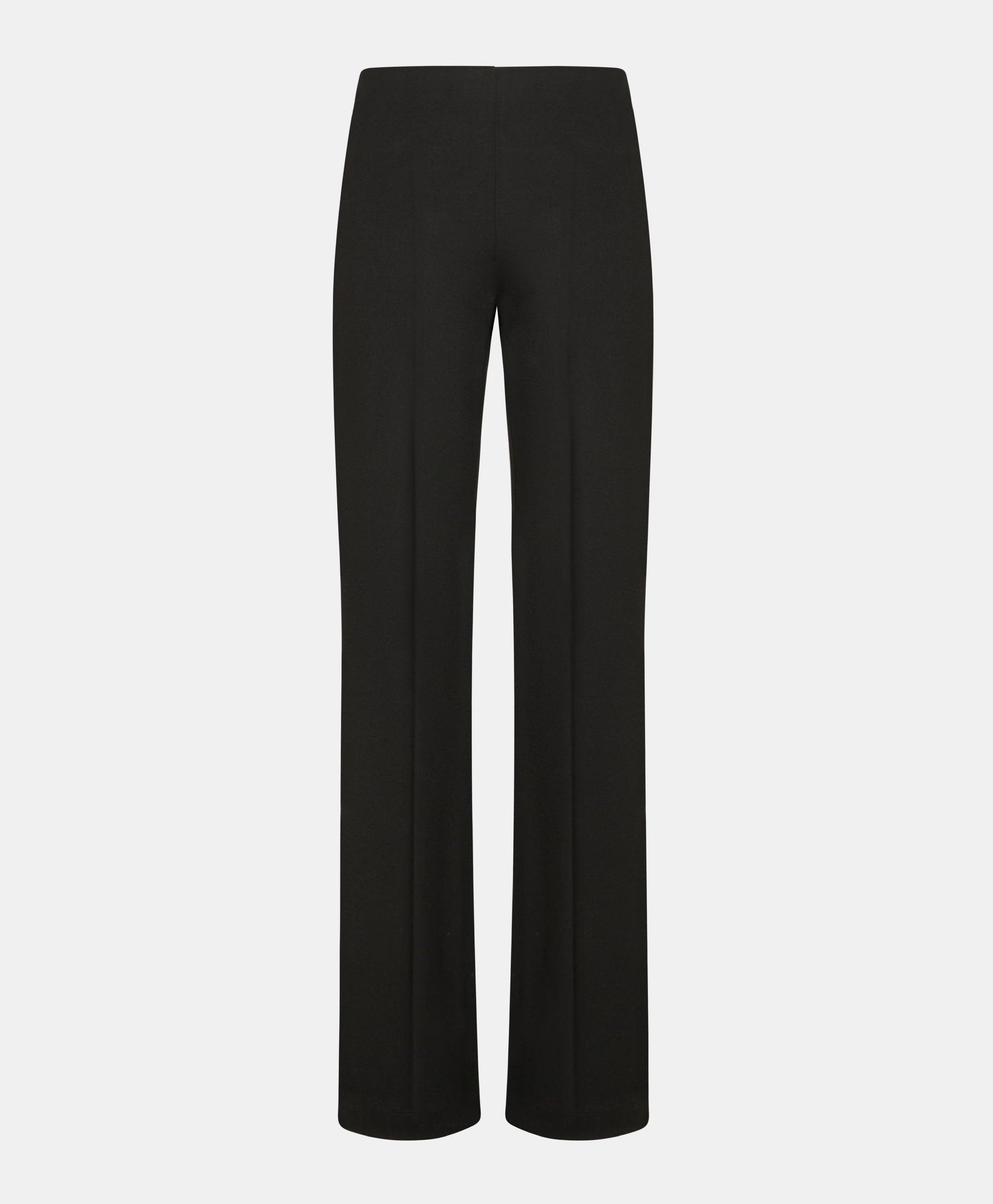 PANTALONI YUKI IN PUNTO MILANO-NERO - Clothing - Momonì