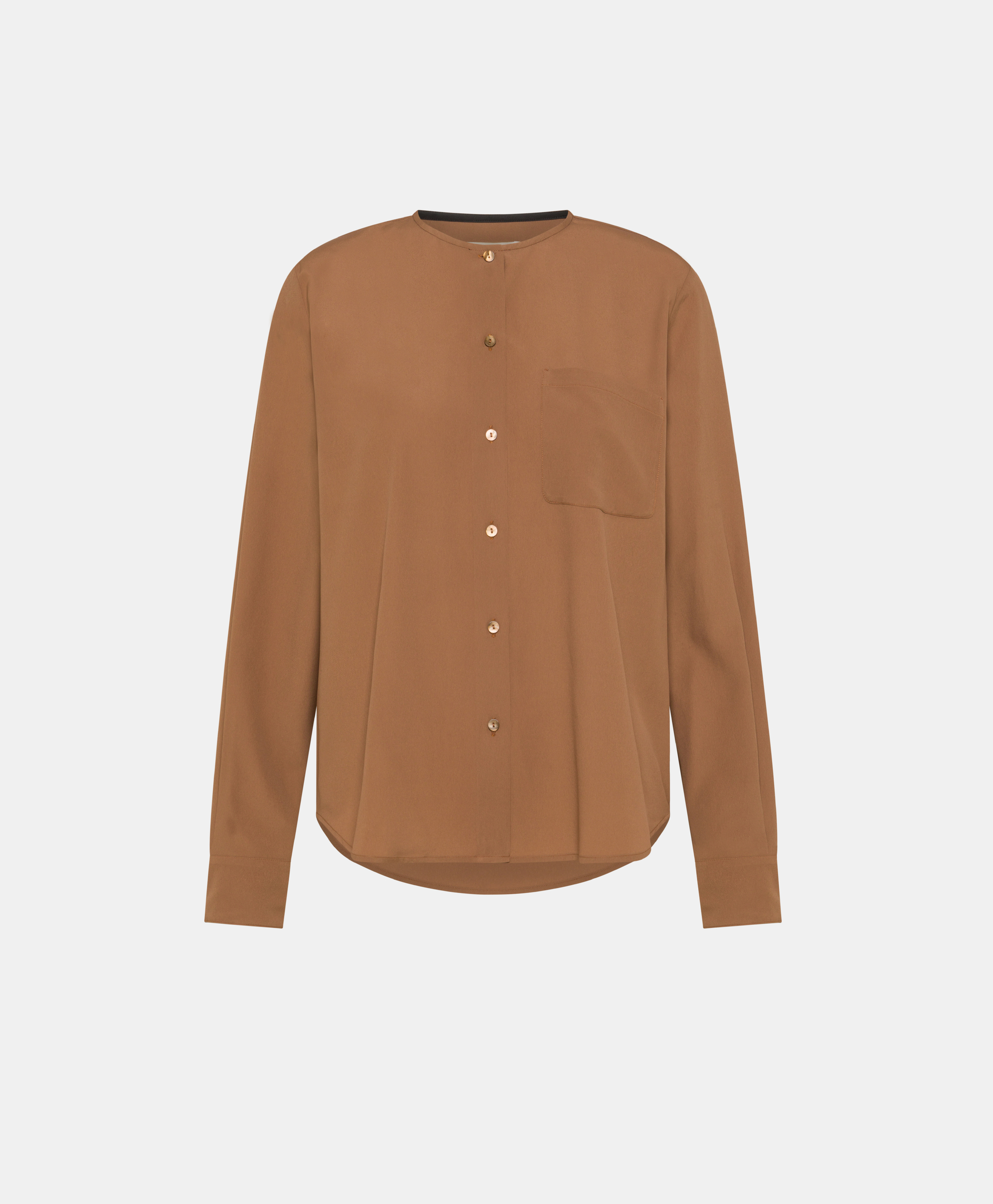 CAMICIA DARUMA IN ACETATO/SETA UNITO-MANDORLA - Clothing - Momonì
