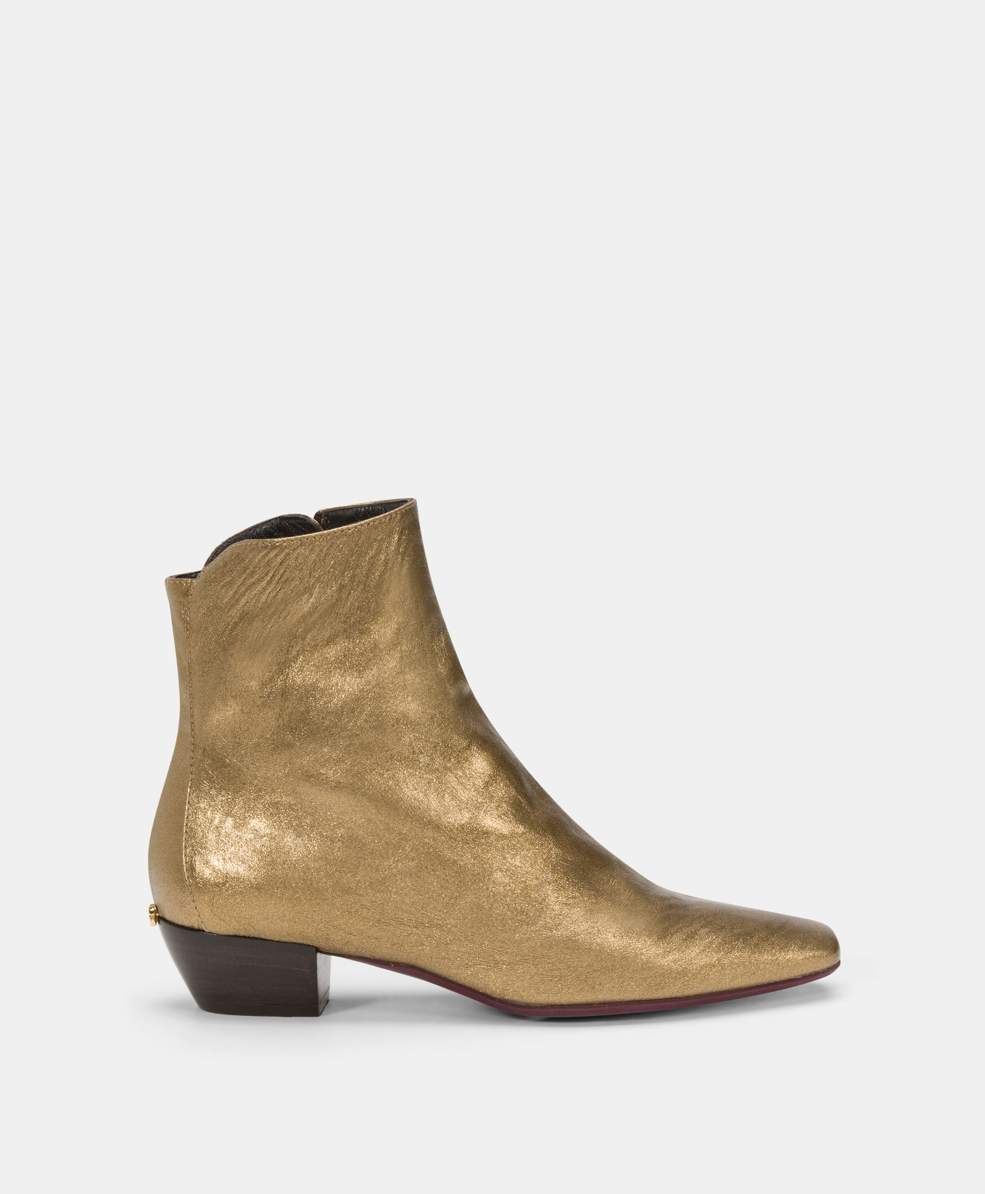 HASU SHOES IN LAMINATED ECO-LEATHER - GOLD - Shoes and accessories - Momonì