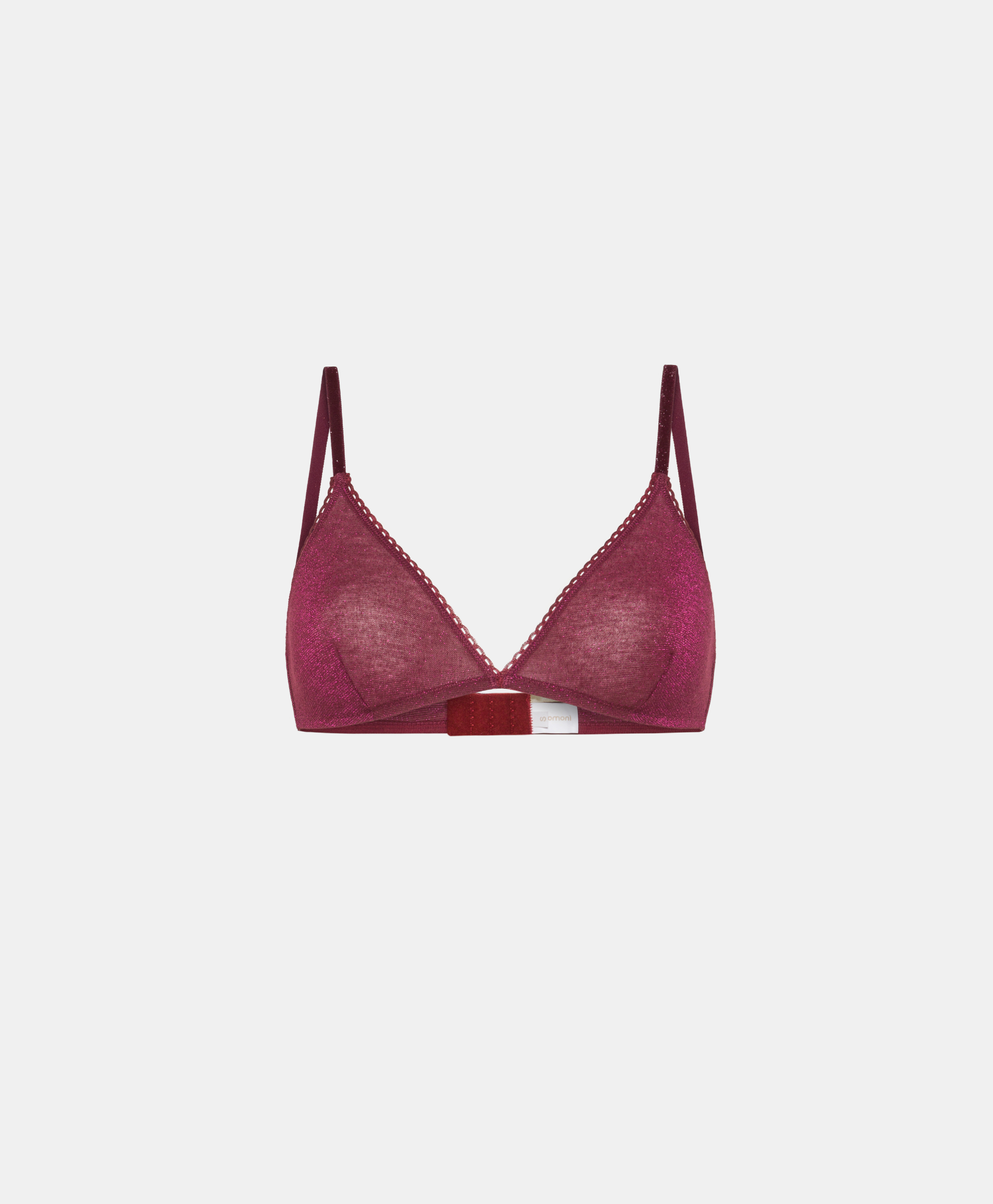 REGGISENO AMETHIST IN JERSEY LUREX-CICLAMINO - Momonì