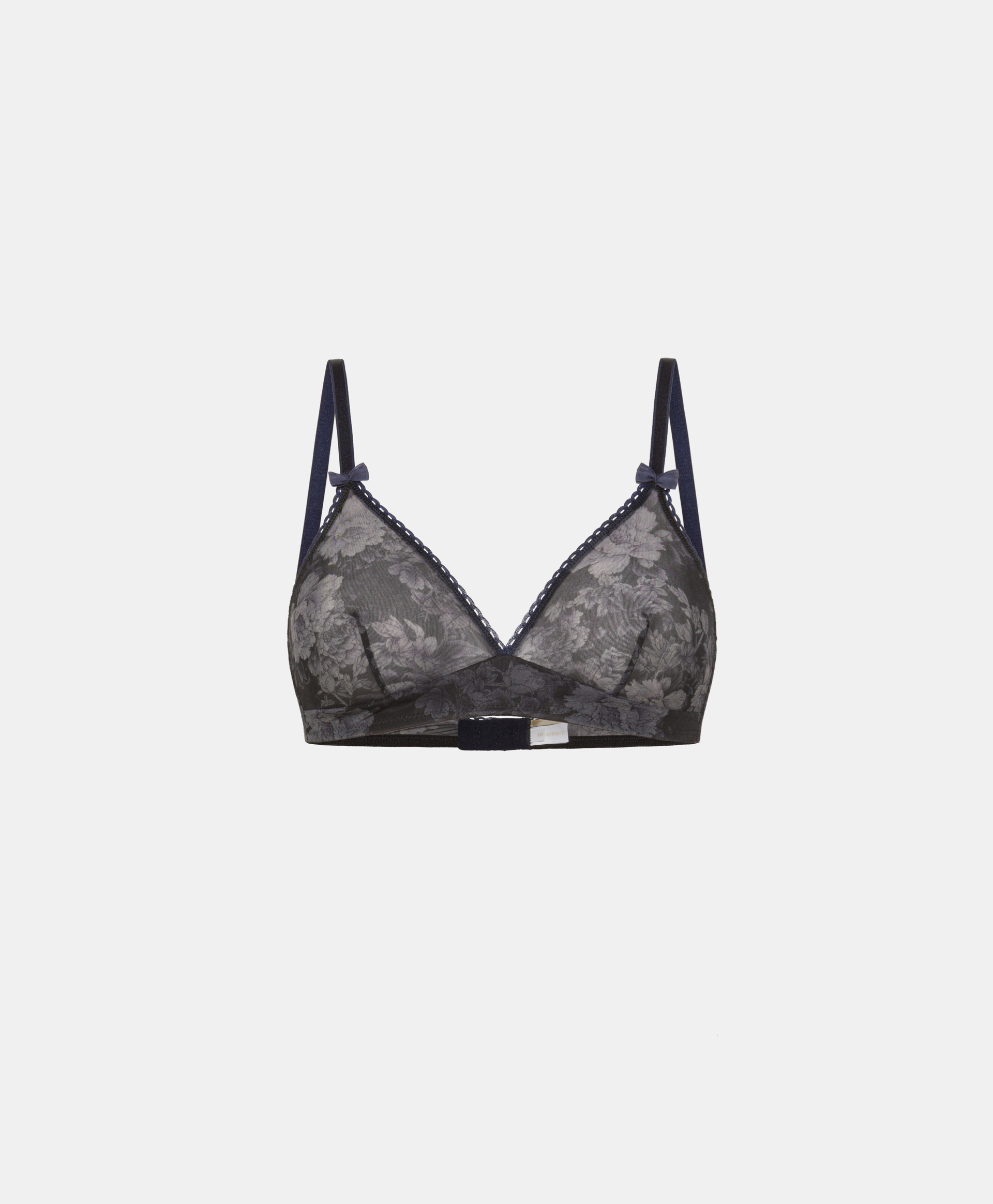 REGGISENO TUTU IN NYLON STAMPATO-BLU/BLU NOTTE - Underwear - Momonì