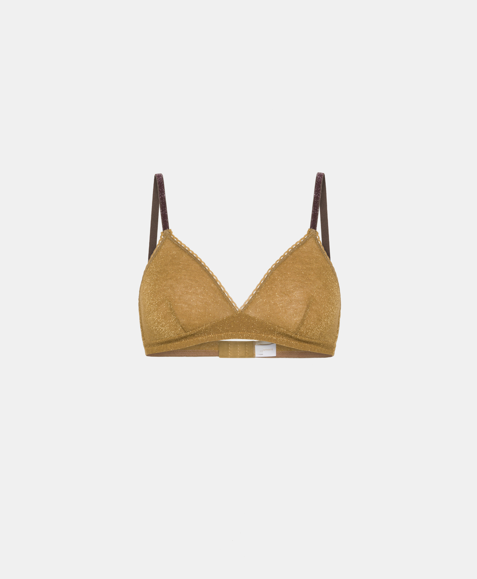 TUTU BRA IN LUREX JERSEY - MUSTARD - Momonì