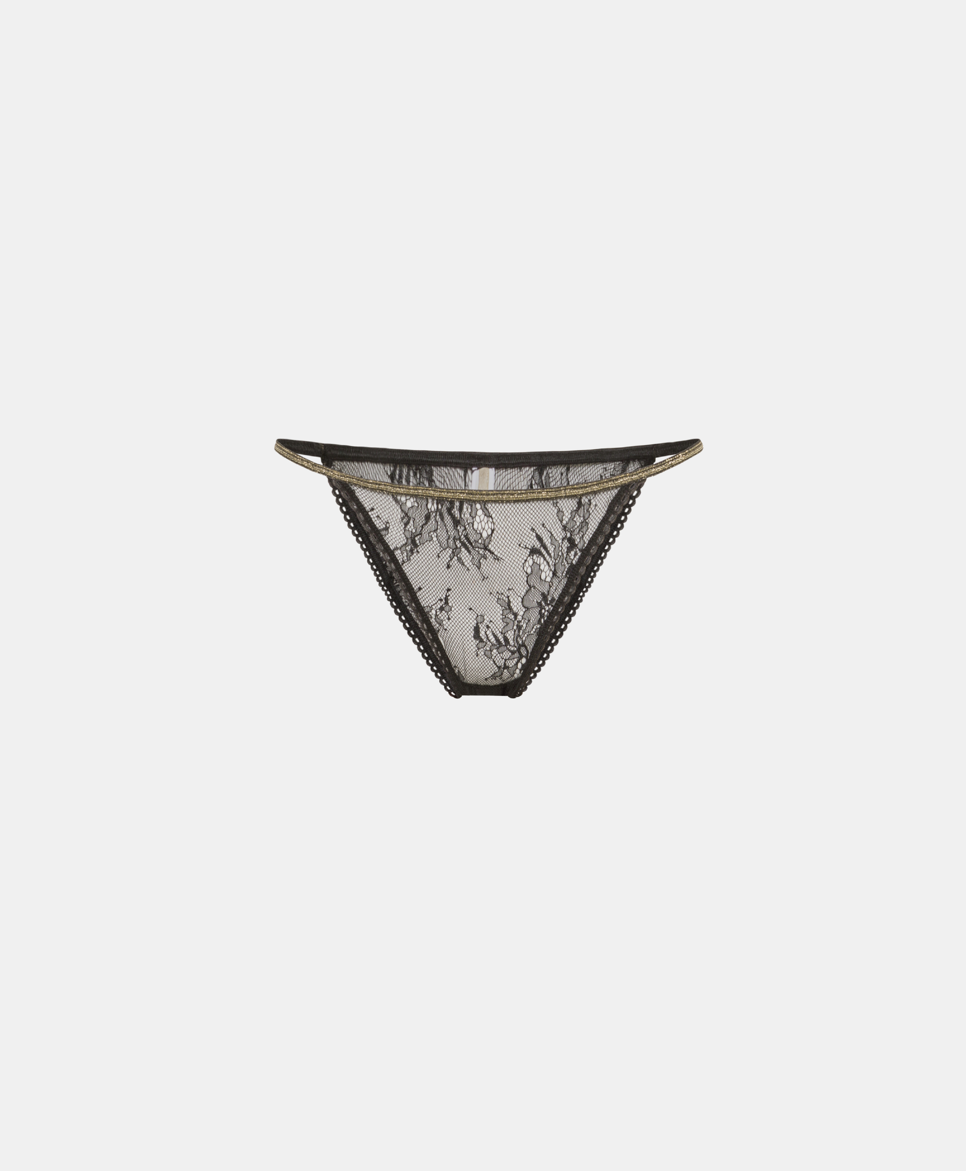 YORU KNICKERS IN LACE - BLACK - Momonì