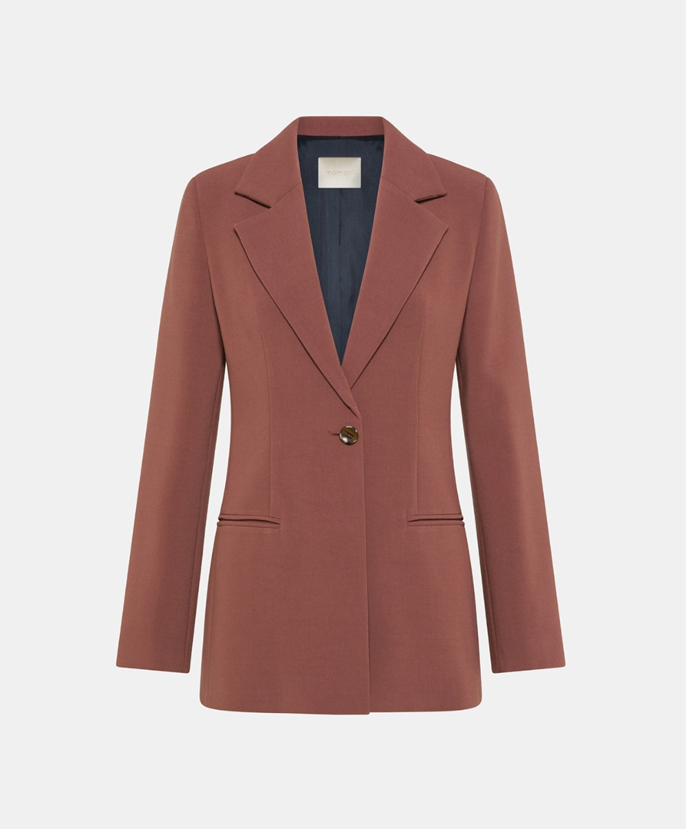 SALICE JACKET IN STRETCH VISCOSE CADY - PINK - Clothing - Momonì