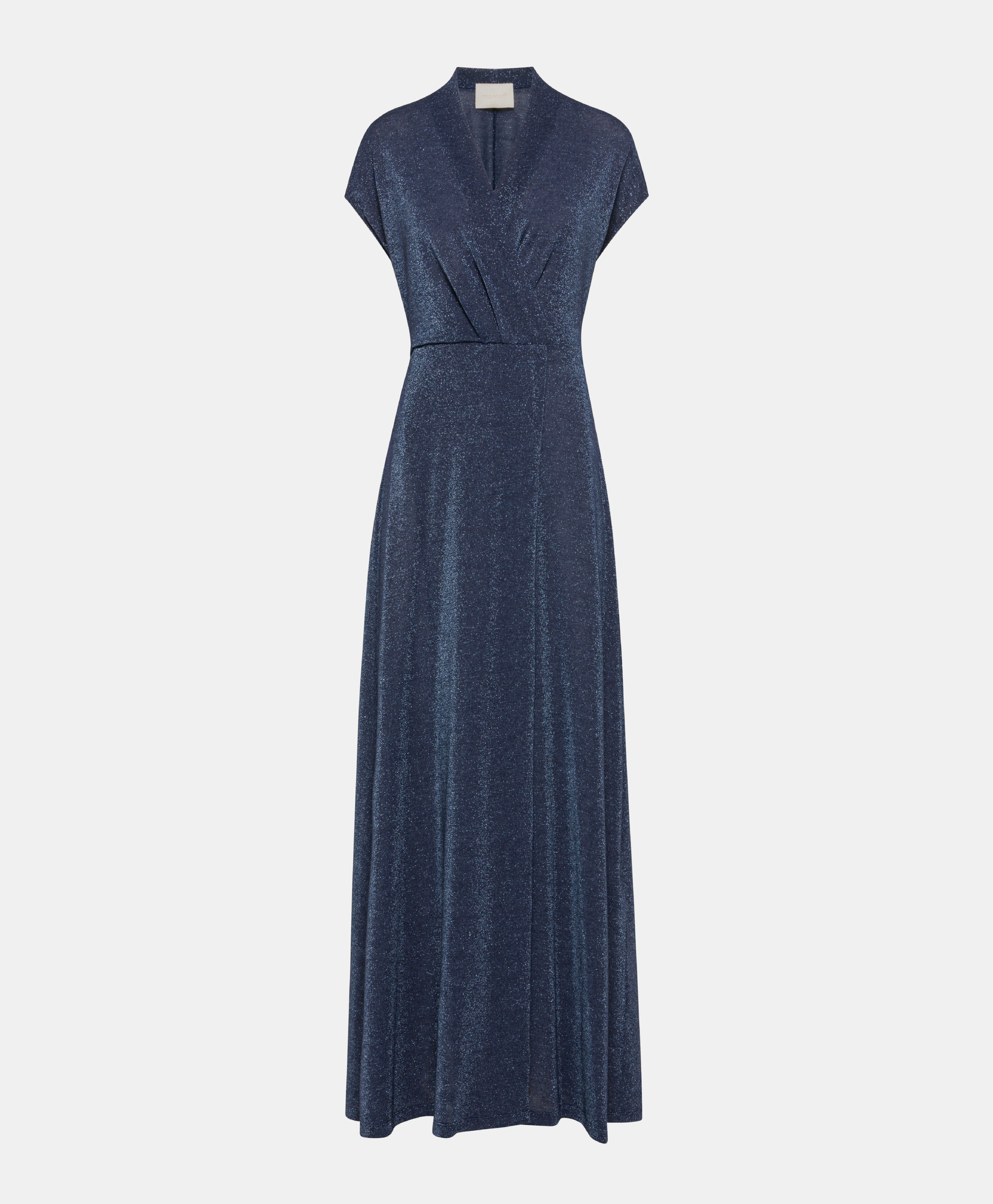 ROBE COTONARIA EN JERSEY LUREX - DENIM - Momonì