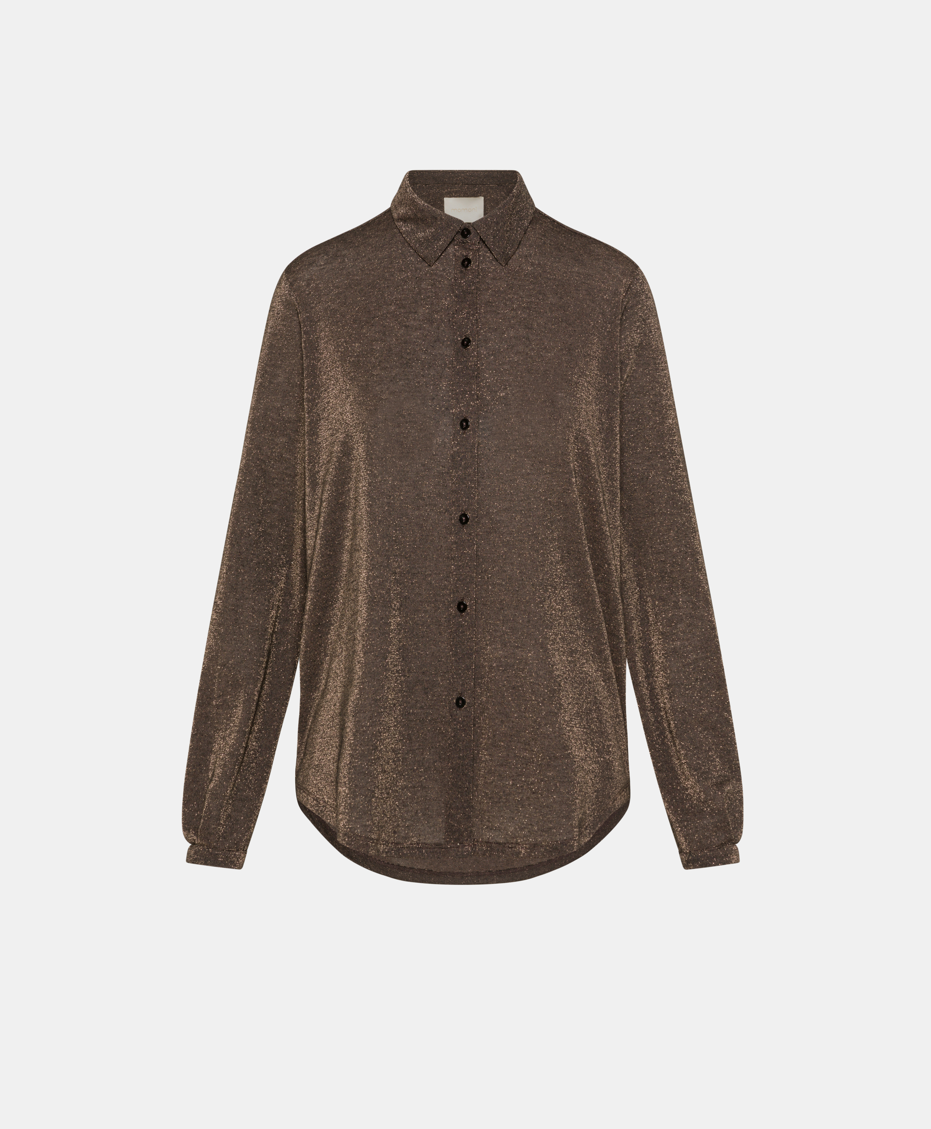MEUDON SHIRT IN JERSEY LUREX - COPPER - Clothing - Momonì