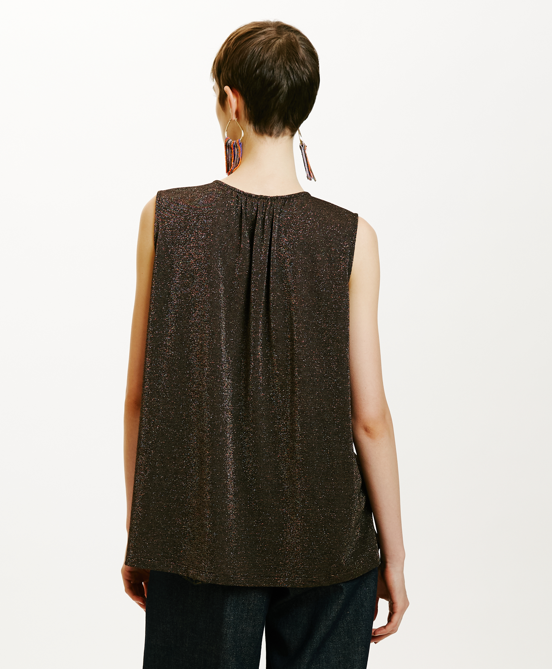 TOP CRIS IN JERSEY LUREX -RAME - Momonì