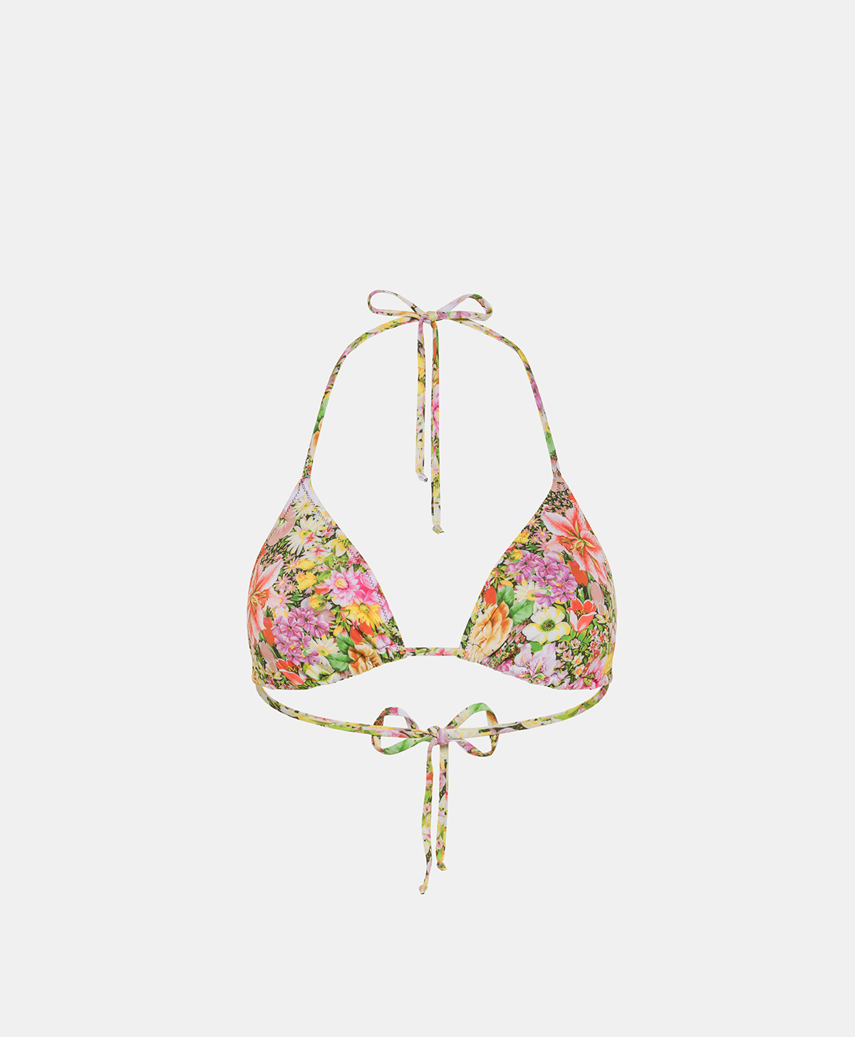 MARINE TOP IN PRINTED LYCRA - MULTICOLOR PINK - Beachwear - Momonì