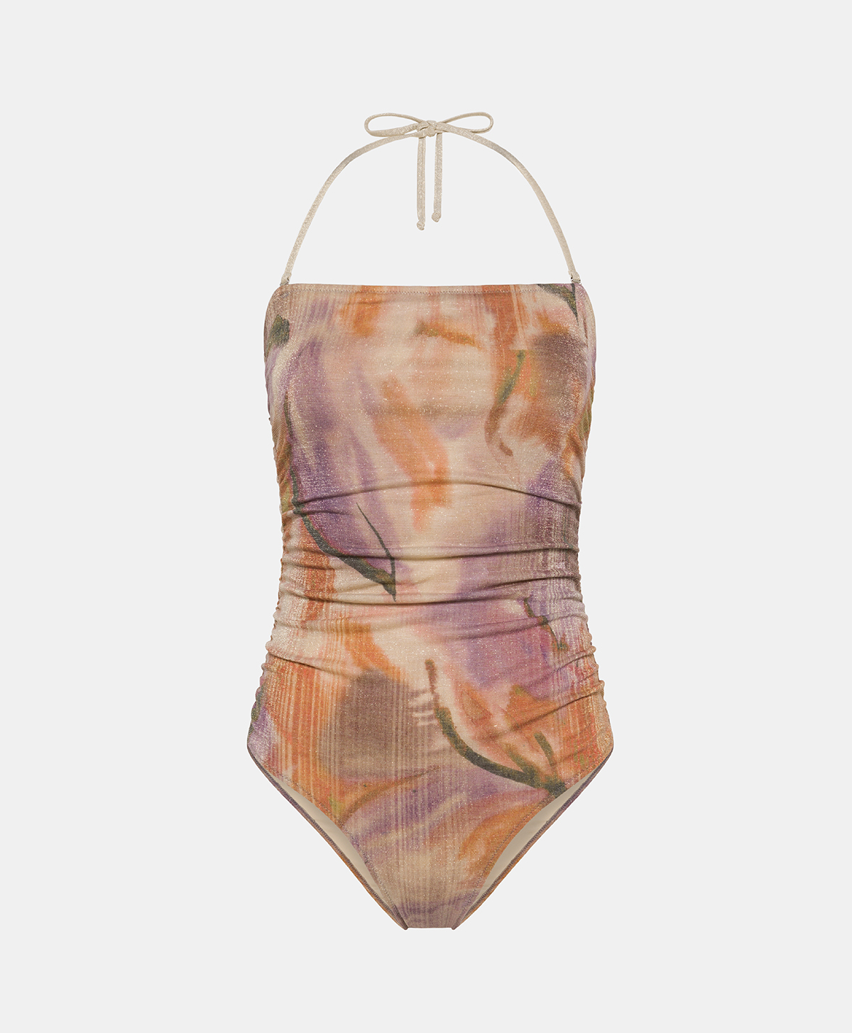 TEQUILA SWIMSUIT IN PRINTED LUREX JERSEY - MULTICOLOR - Beachwear - Momonì