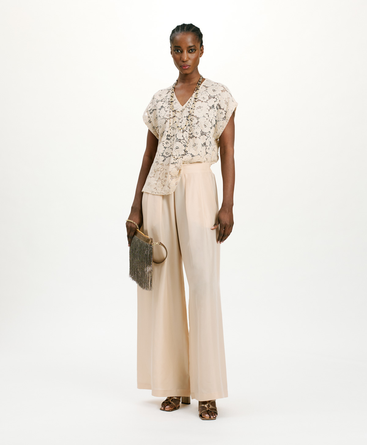 CAYENNE LACE BLOUSE - PETAL - Clothing - Momonì