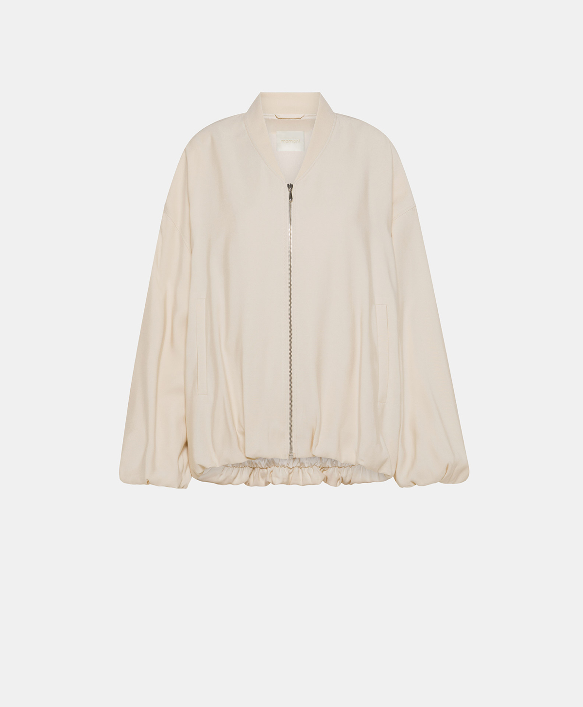 GIACCA OSLO IN GABARDINA DI VISCOSA - CREMA - Clothing - Momonì