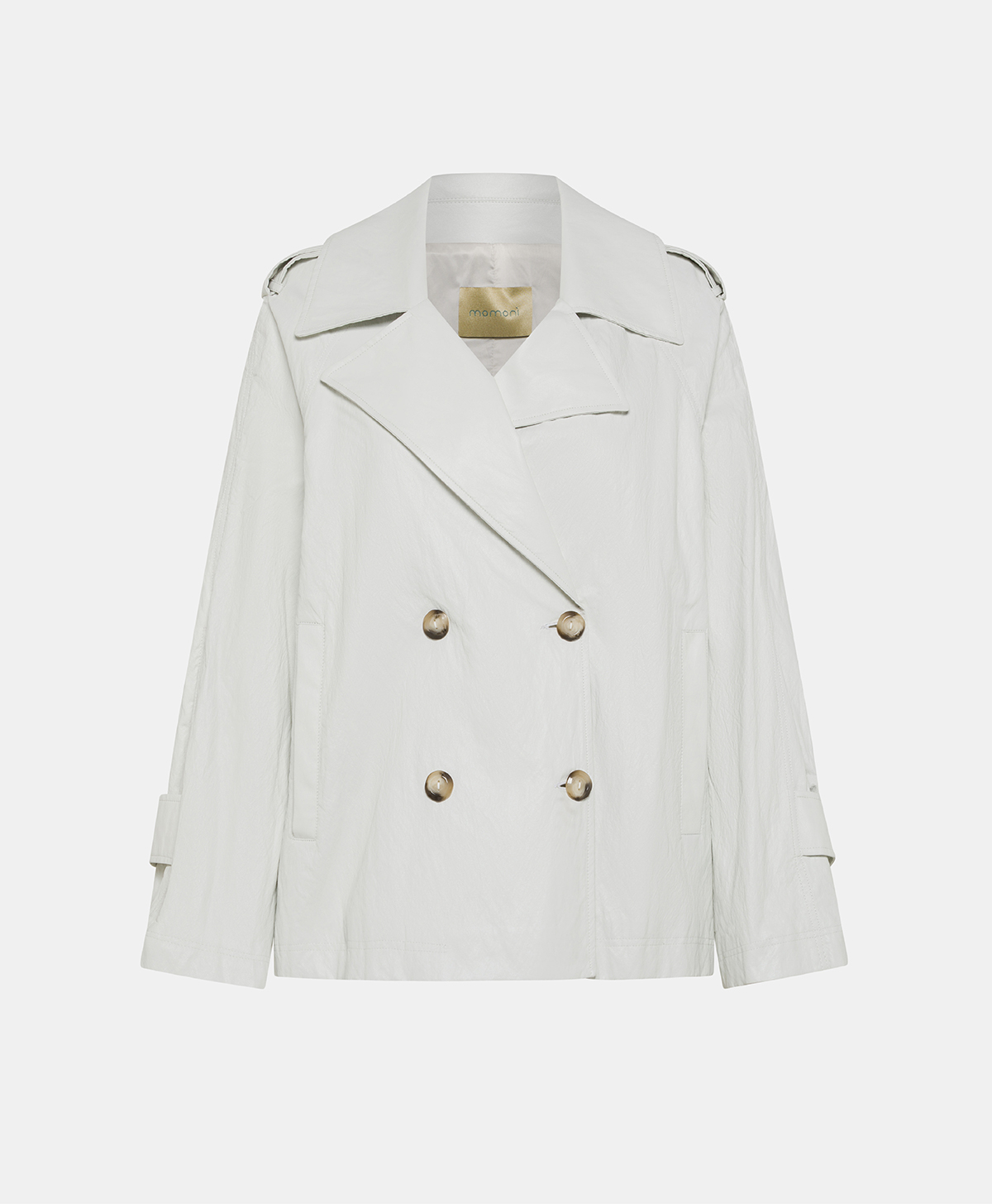 GIACCA BERLINO IN FAUX LEATHER - BIANCO - Clothing - Momonì