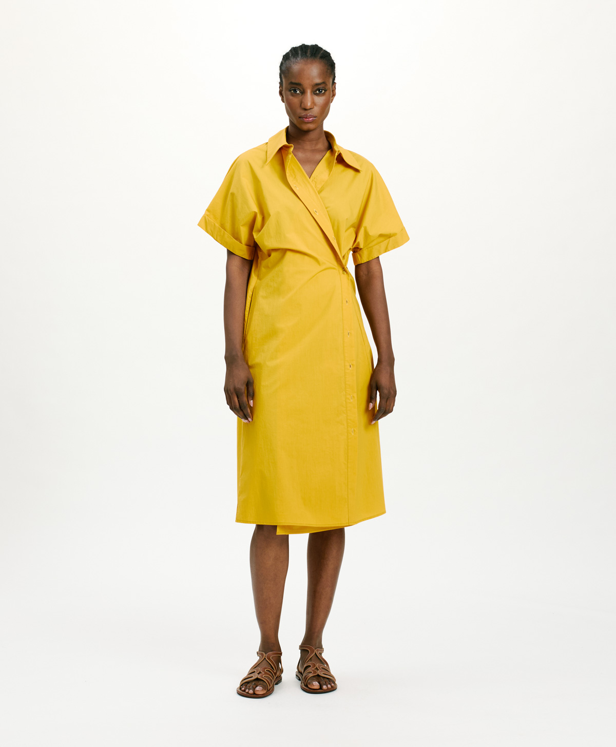 VESTITO PARA IN POPELINE FERMO - GIALLO - Clothing - Momonì