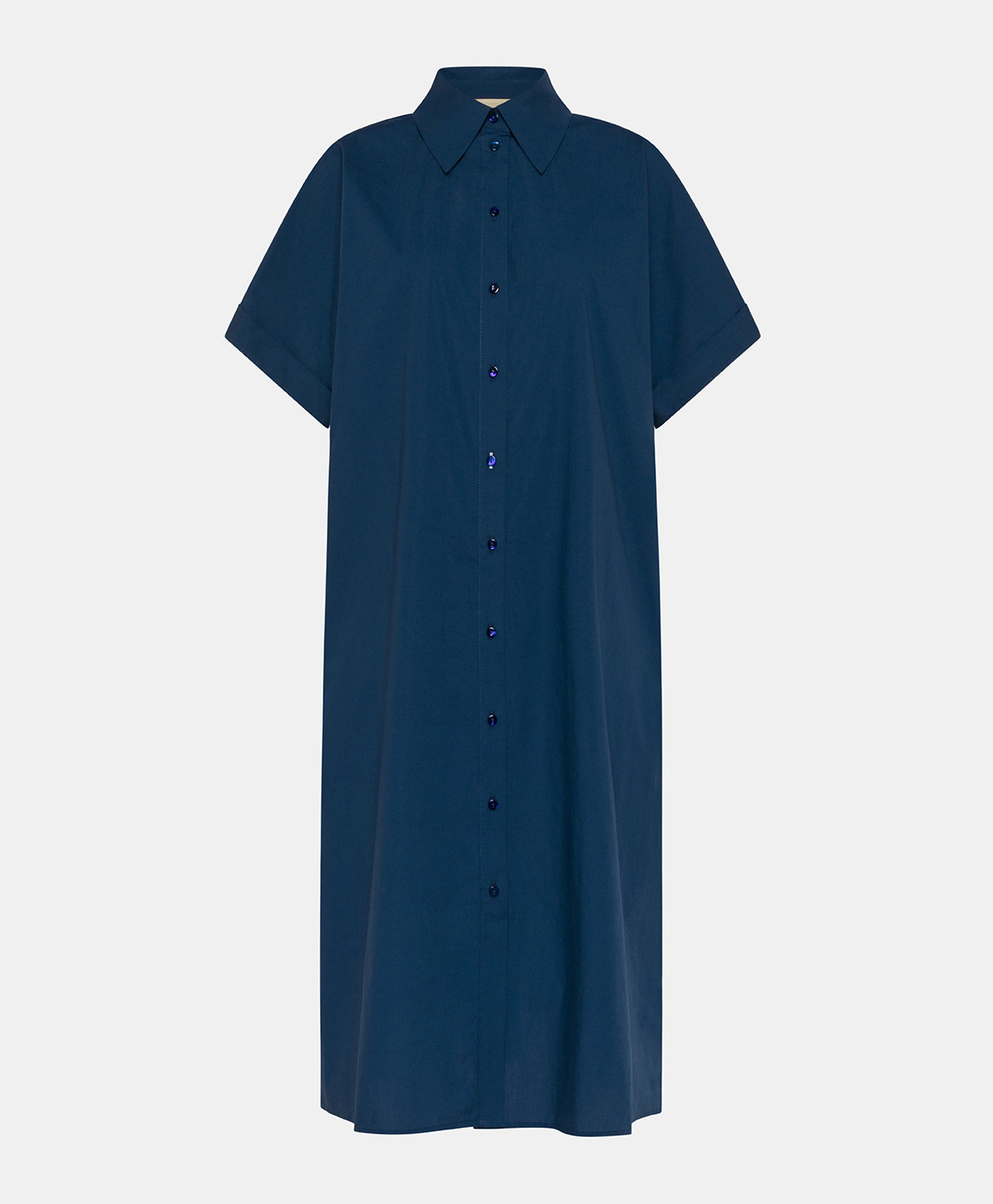VESTITO PARA IN POPELINE FERMO - BLU - Clothing - Momonì