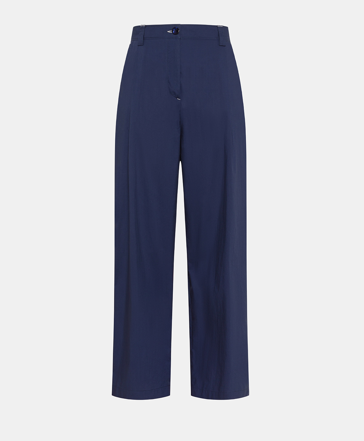 PANTALON FELIPE EN POPELINE FERME - BLEU - Clothing - Momonì