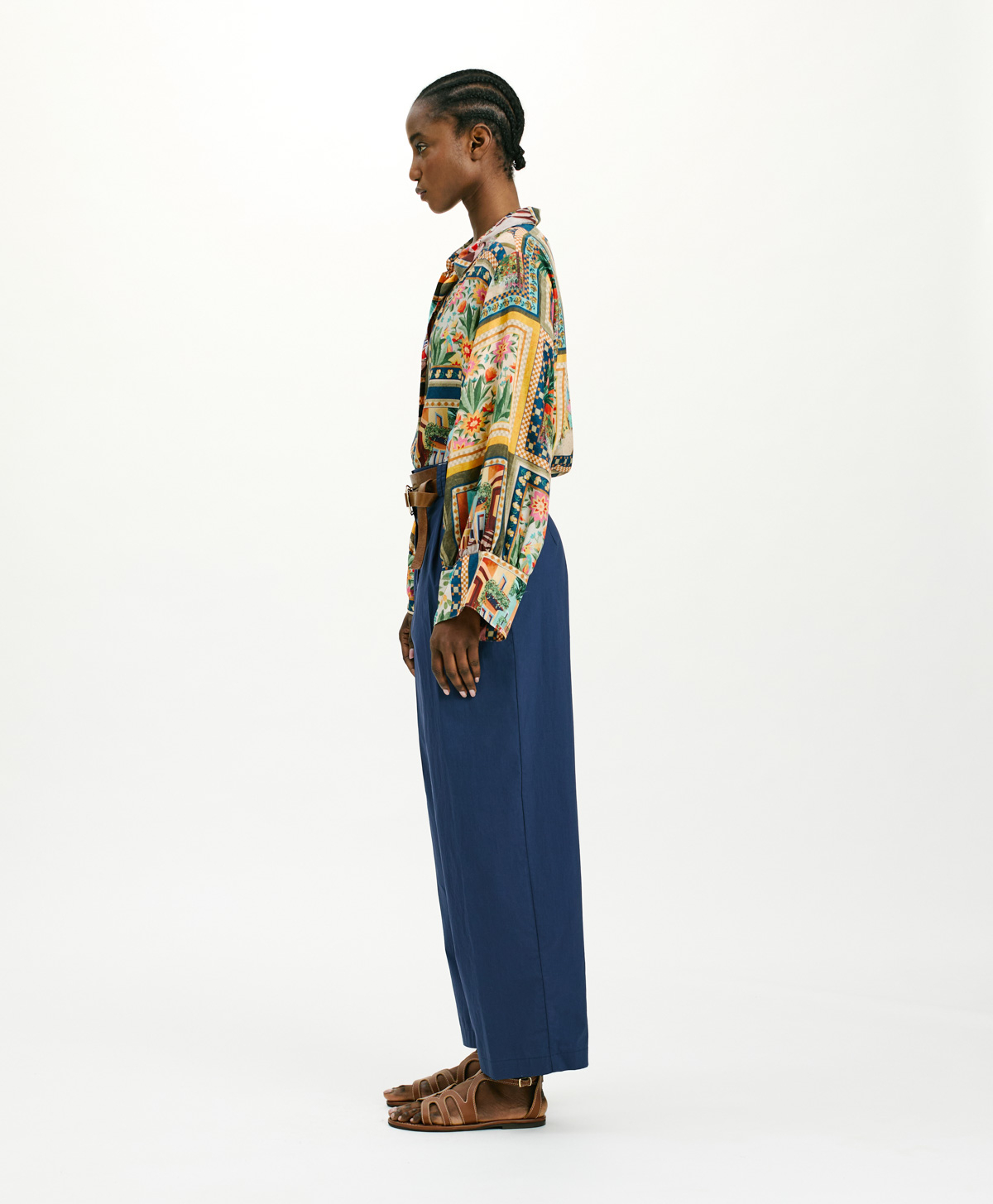 PANTALONES FELIPE DE POPELÍN NO ELÁSTICO - AZUL - Momonì