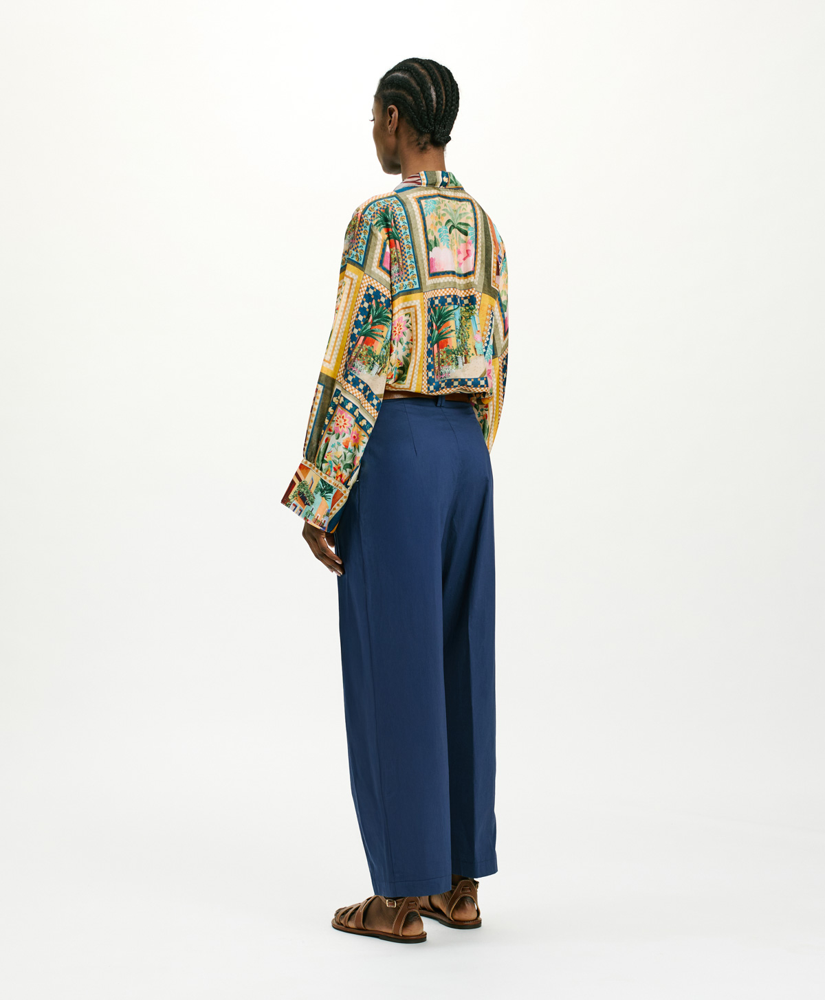 PANTALONES FELIPE DE POPELÍN NO ELÁSTICO - AZUL - Momonì